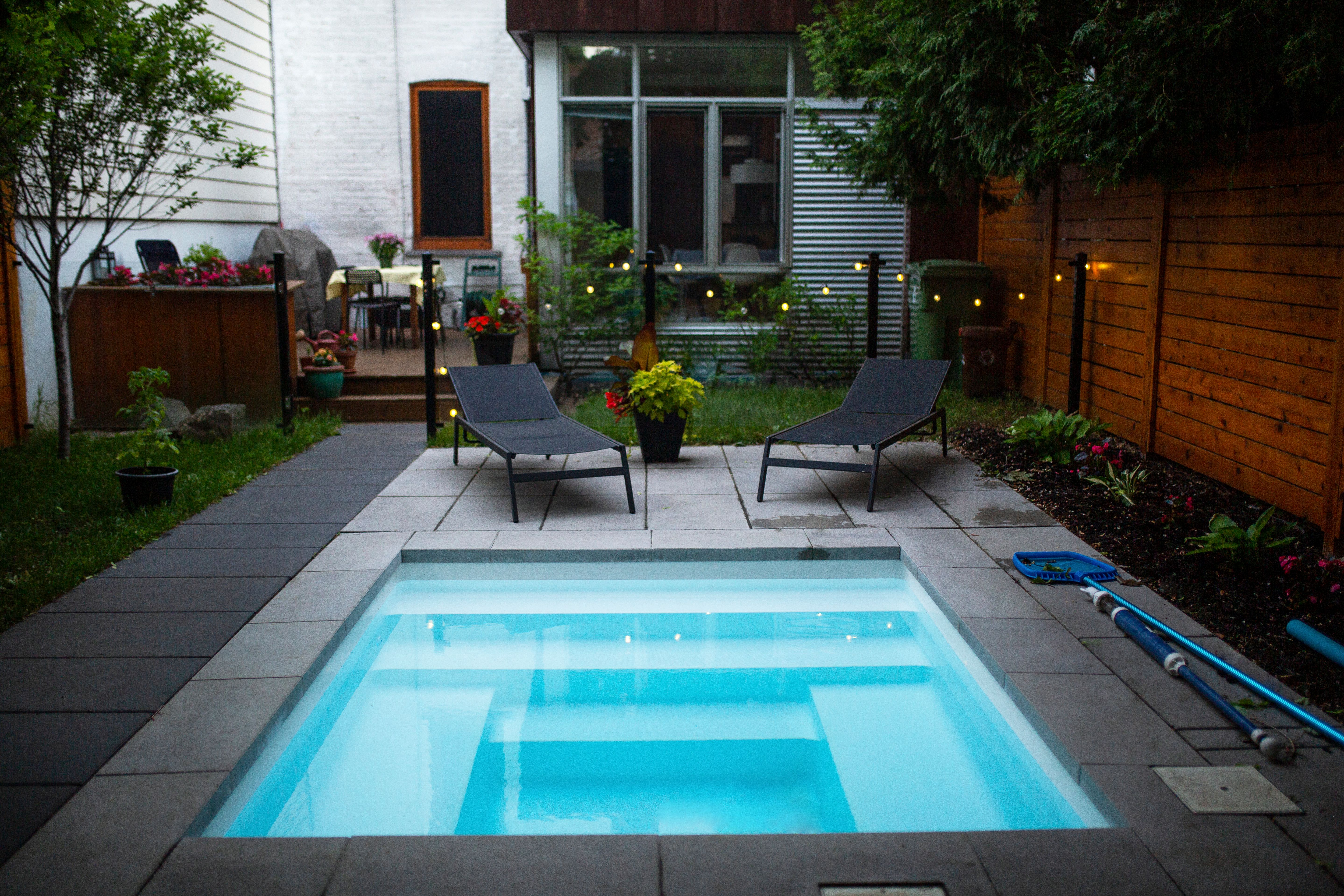 backyard pool