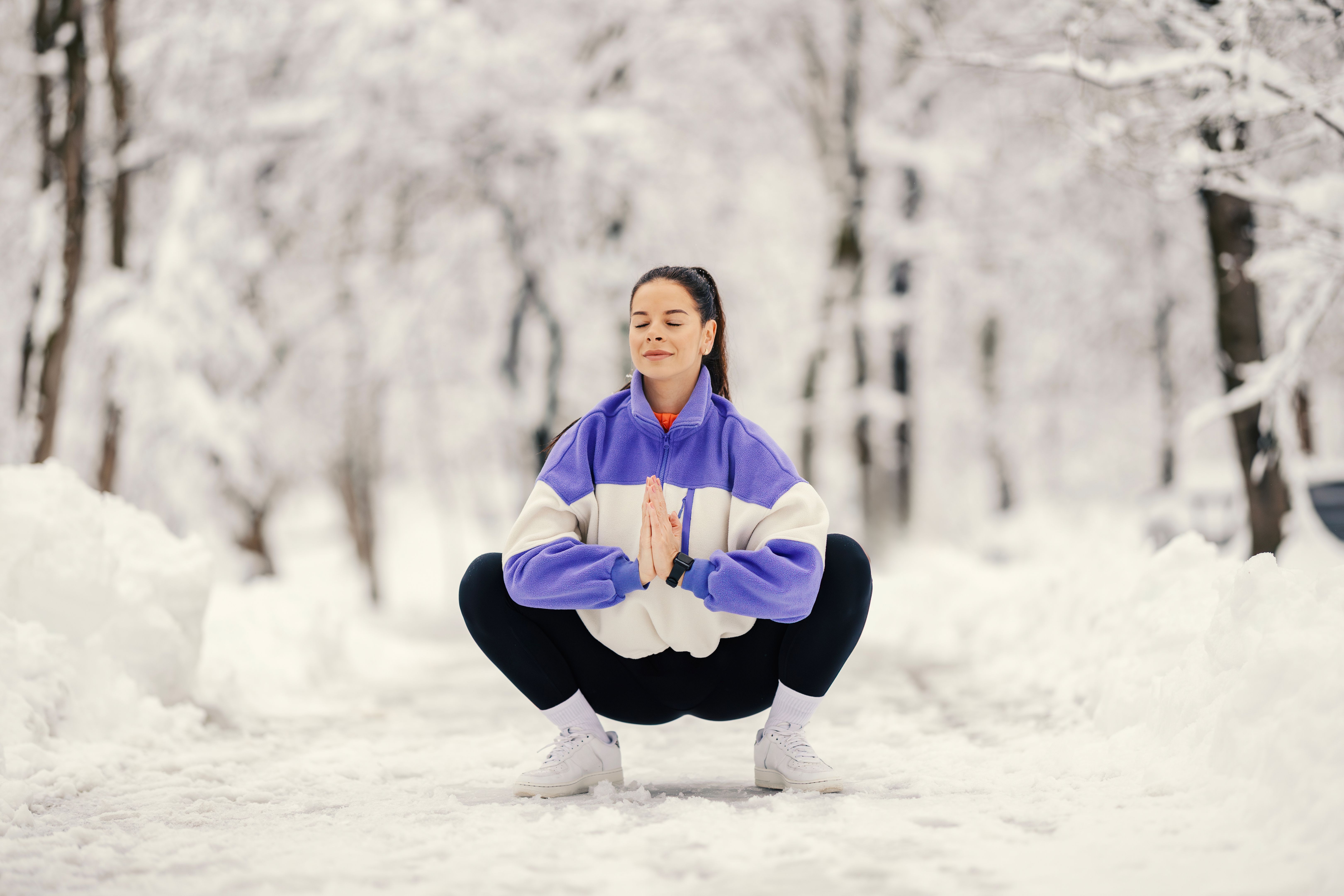winter fitness outdoors