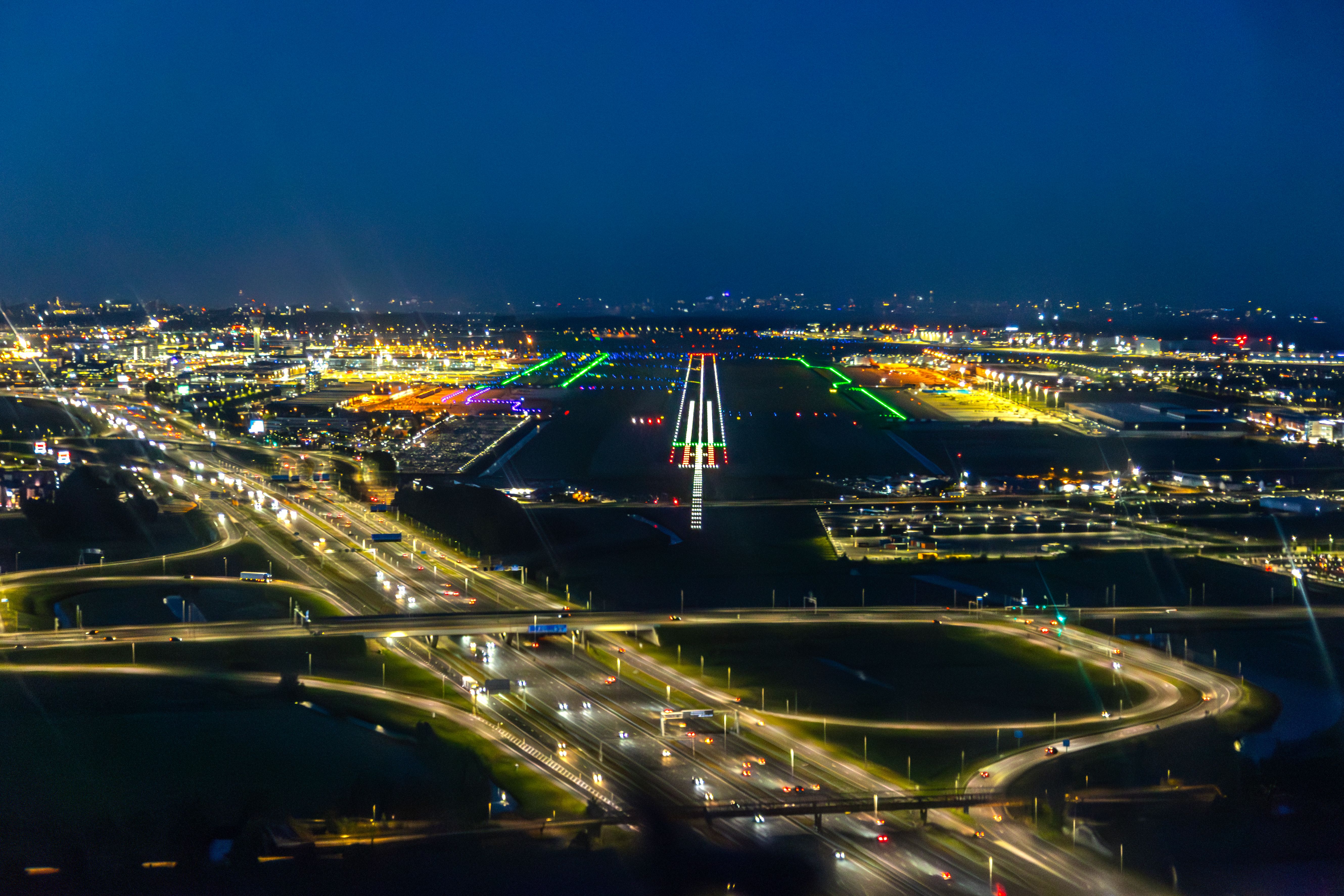 airport runway lights