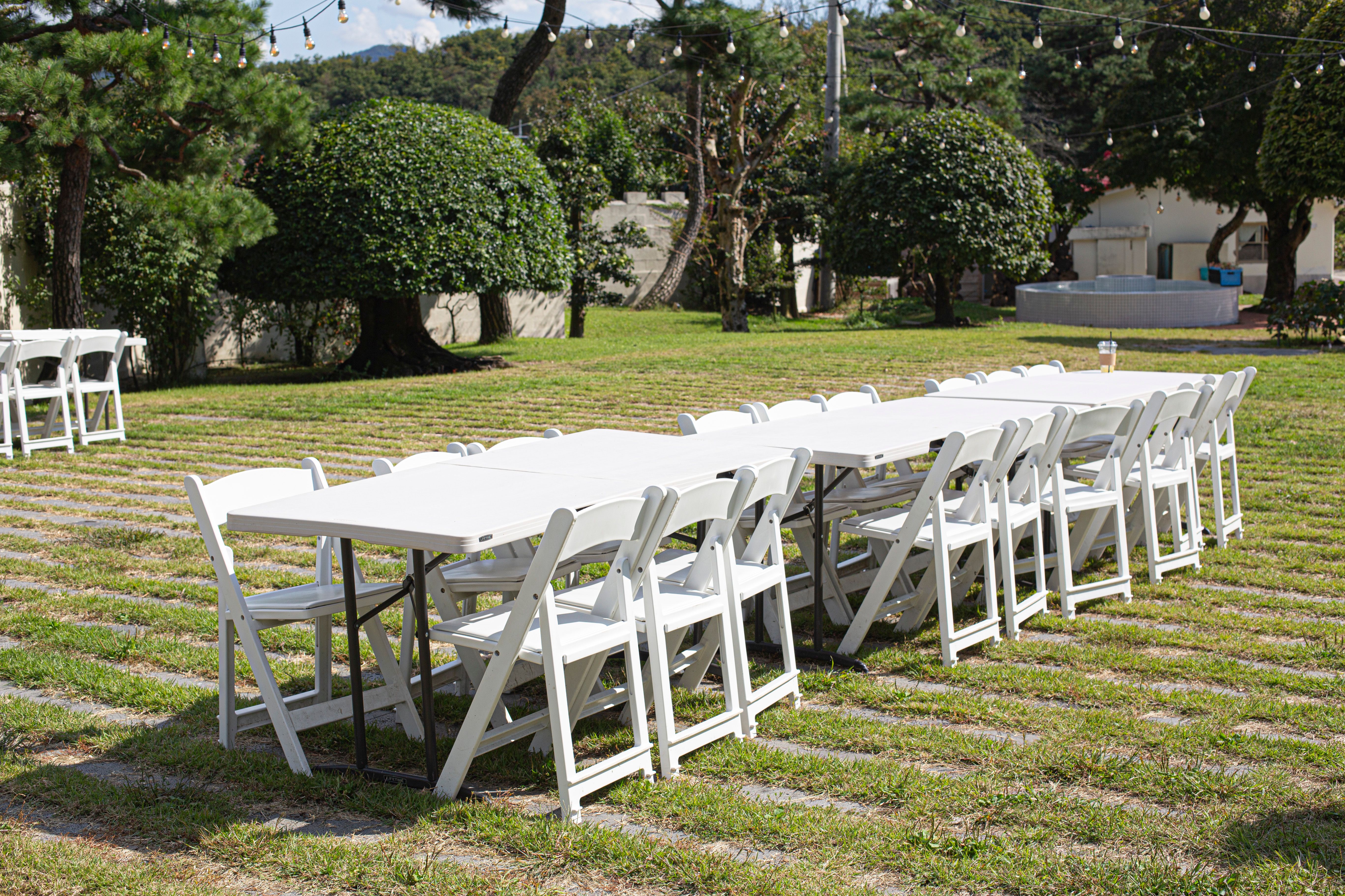 party rental setup