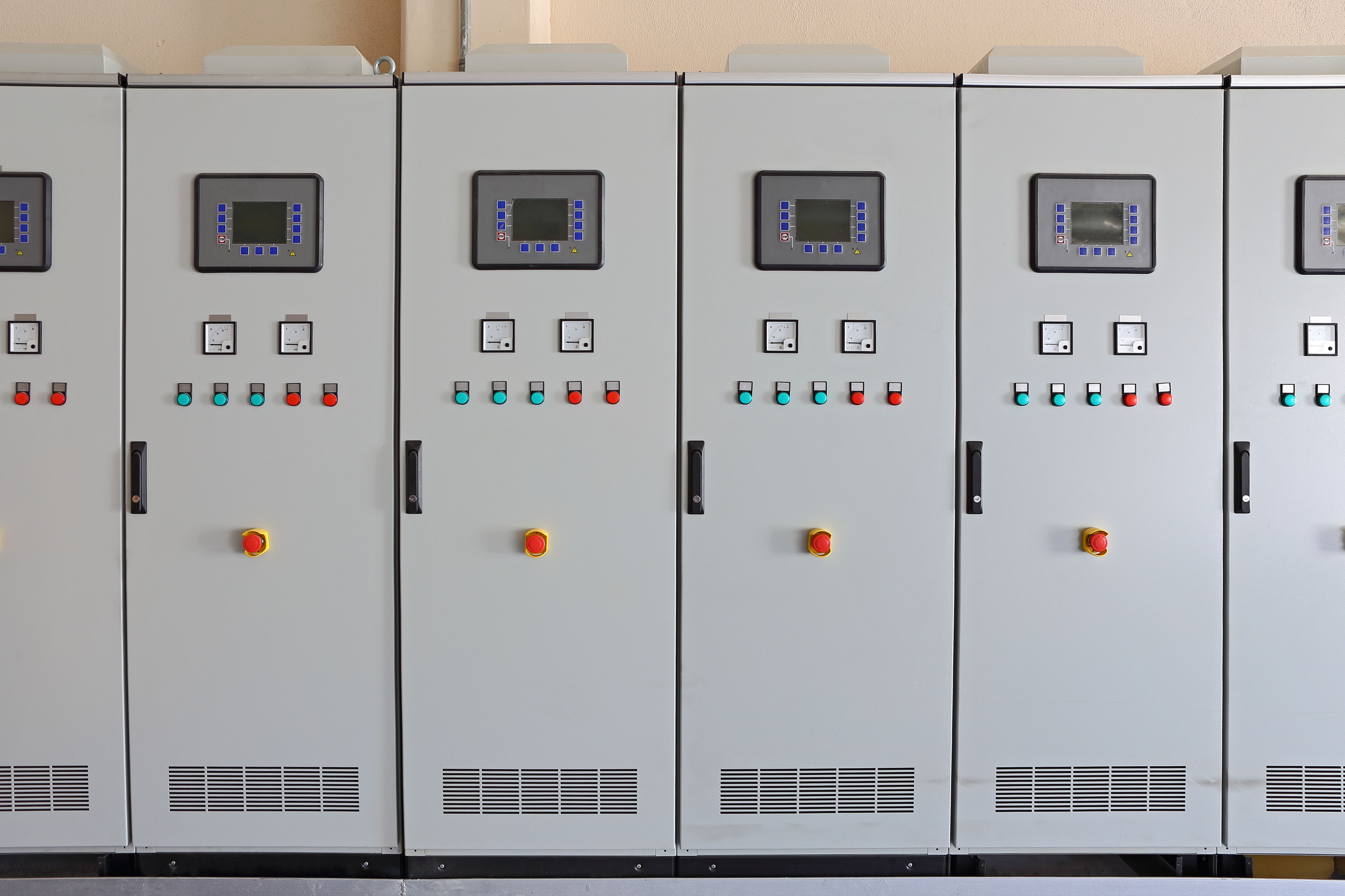 machine control panel