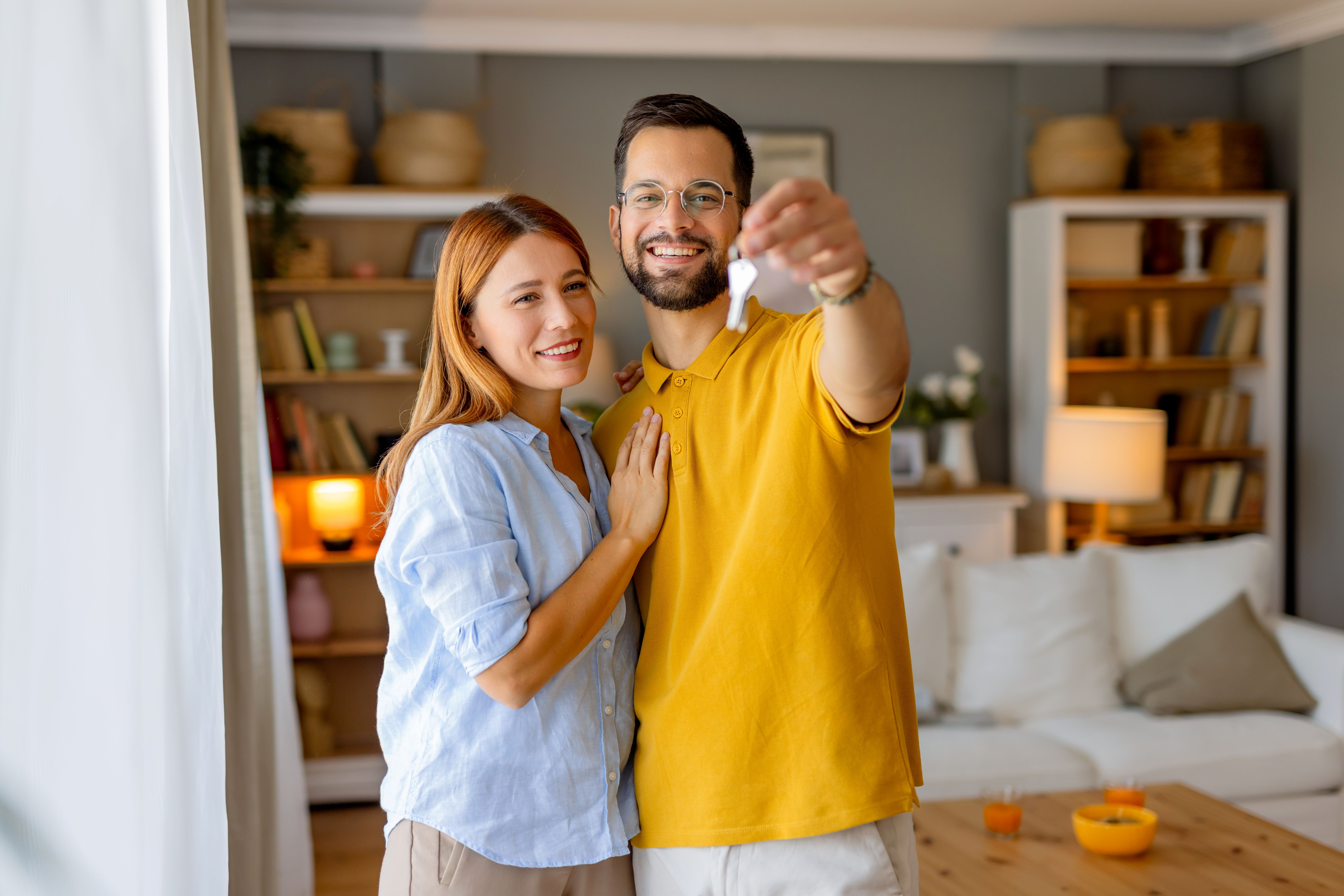 happy homeowner