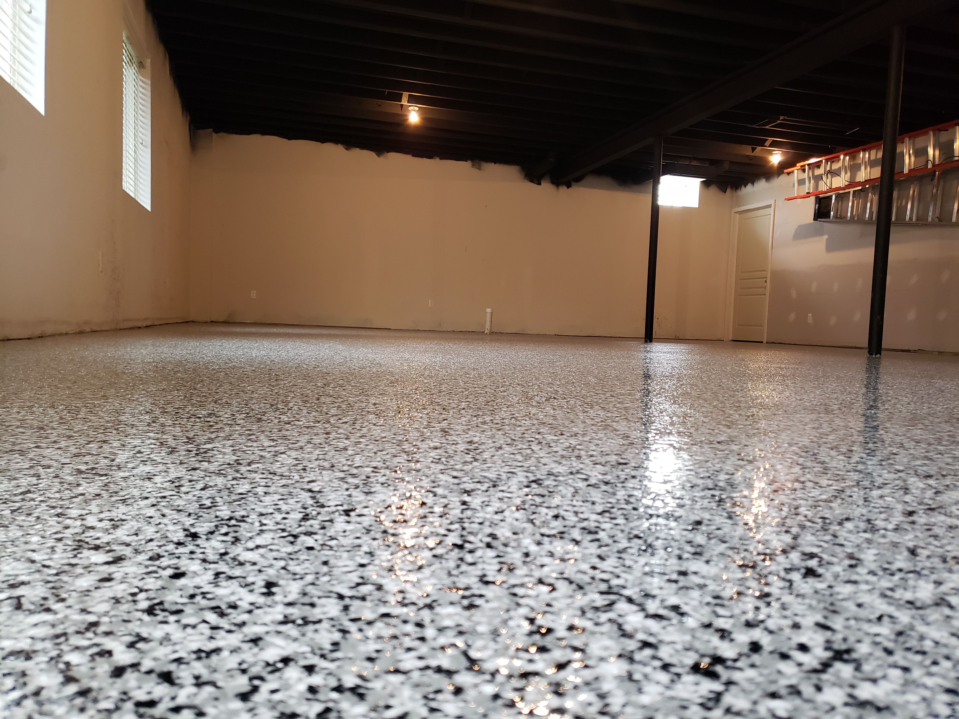 basement epoxy floor