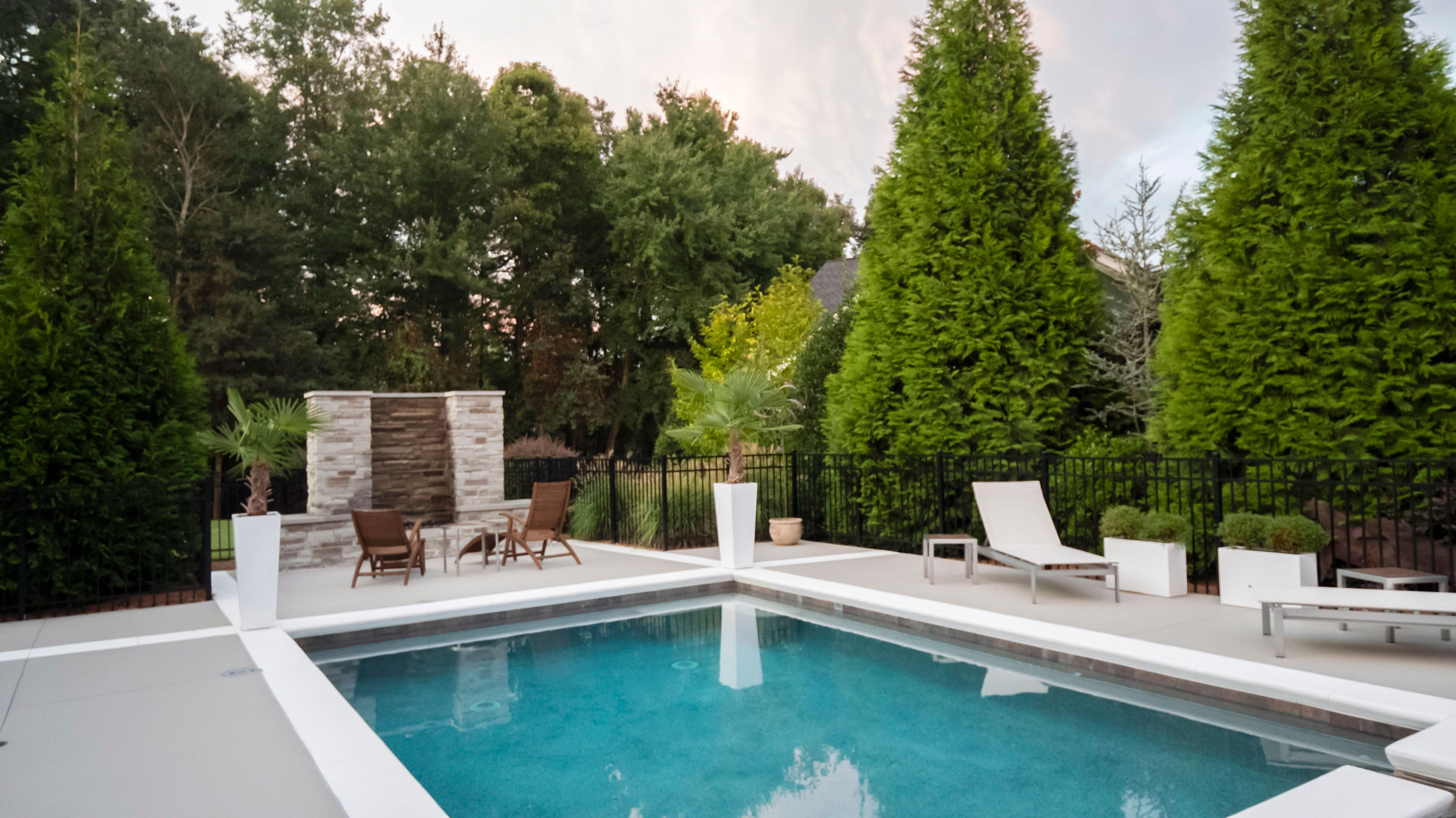 luxury pool features