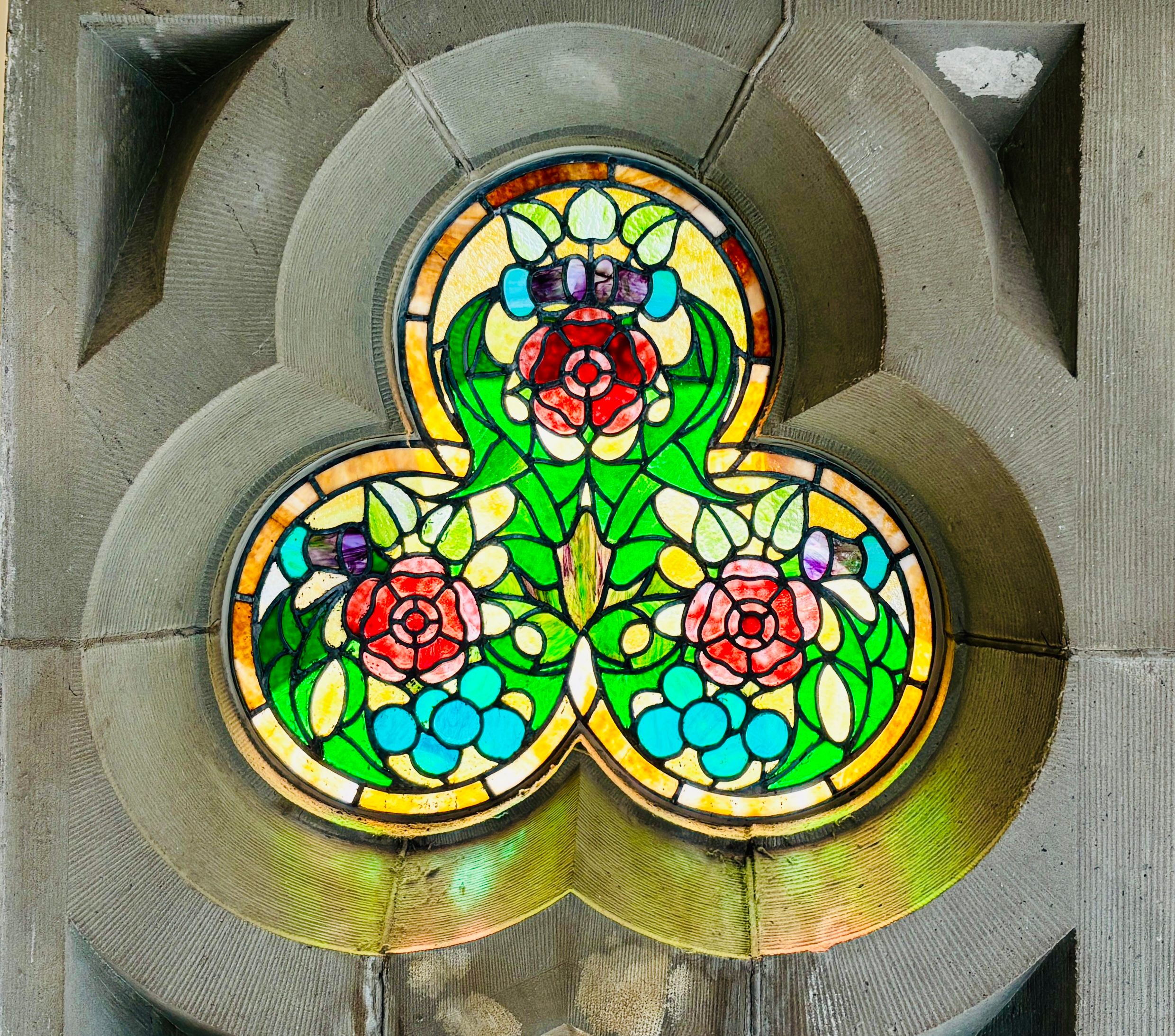 stained glass window