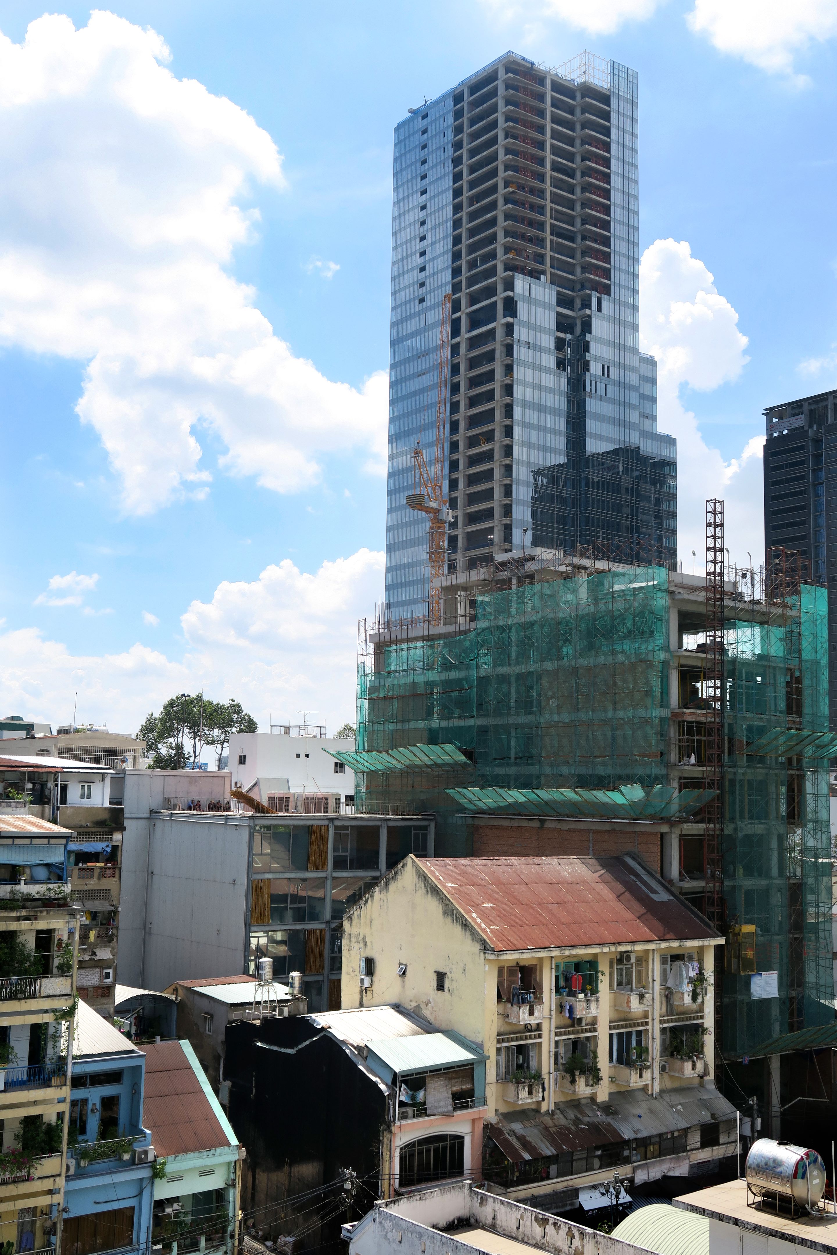 old and new Saigon, Vietnam
