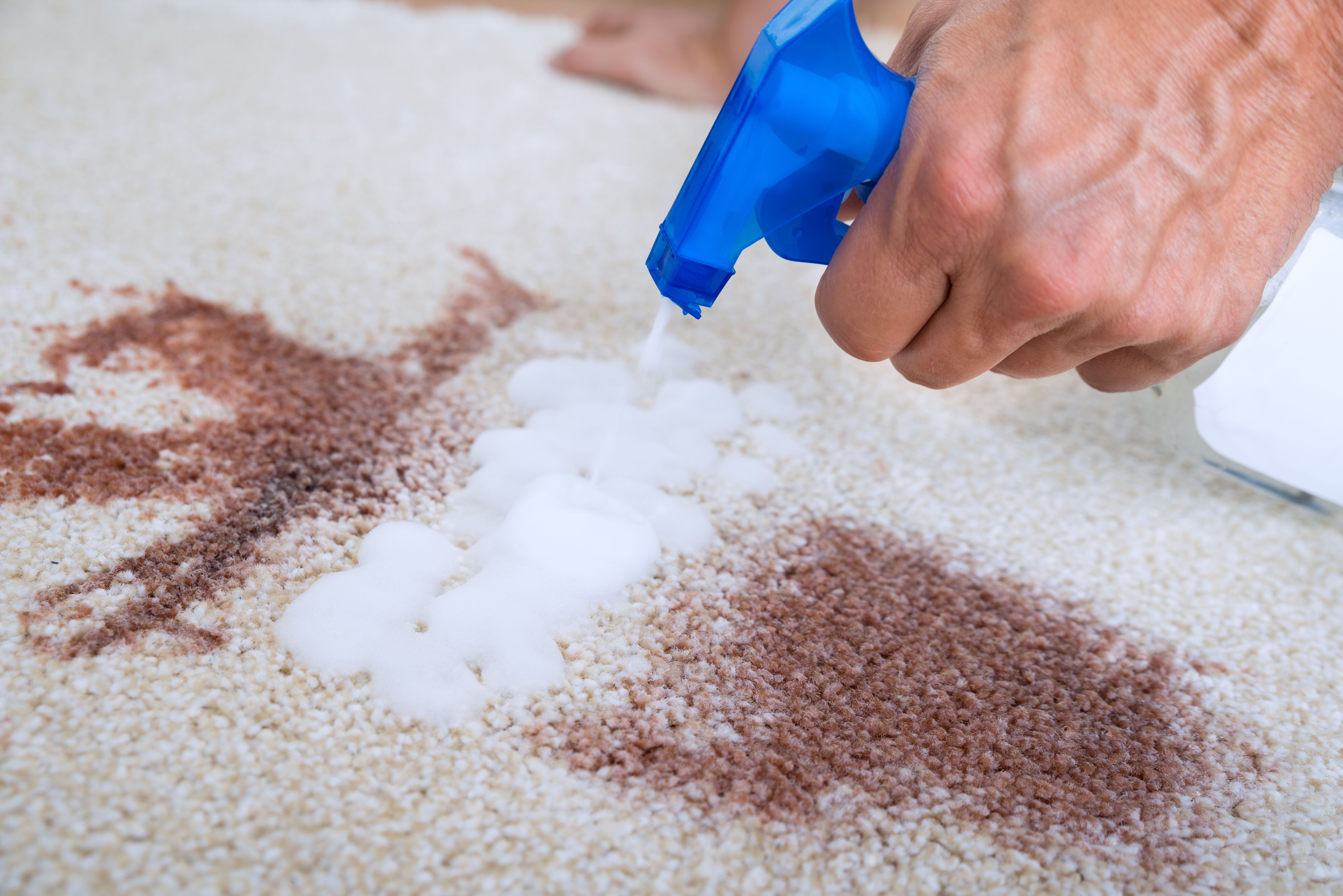 cleaning stain