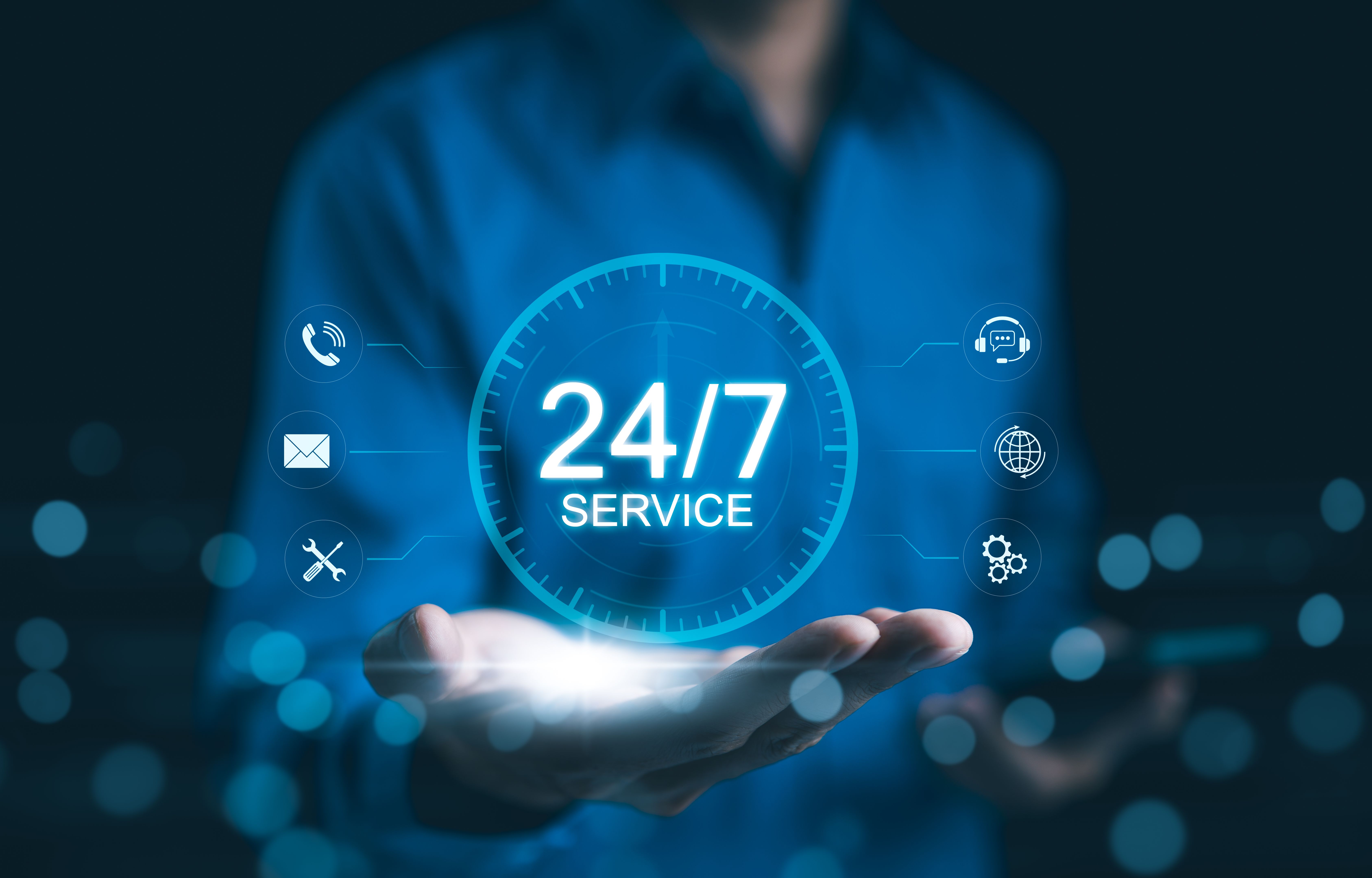 24-hour customer service