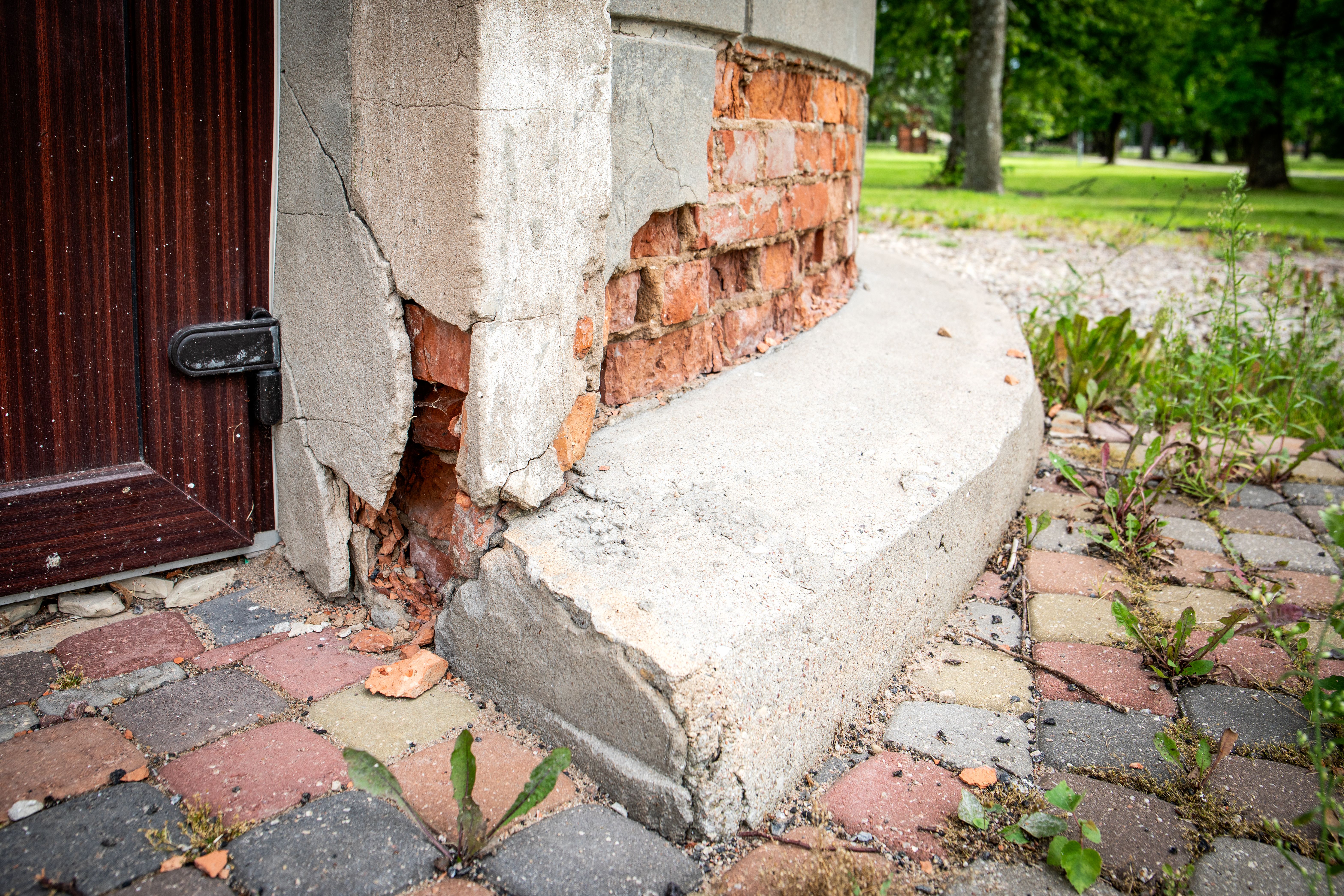 storm damage masonry