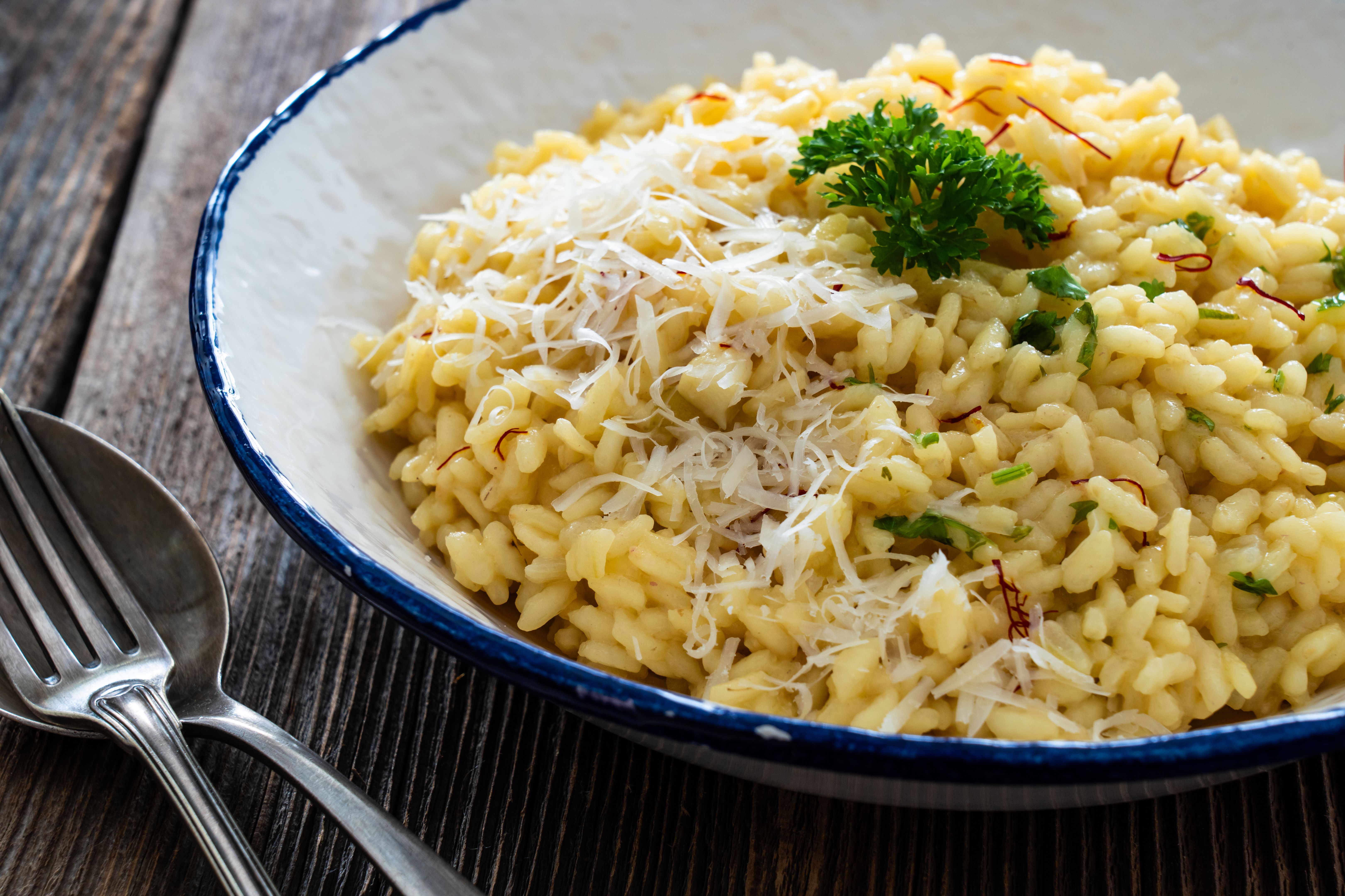 mushroom risotto