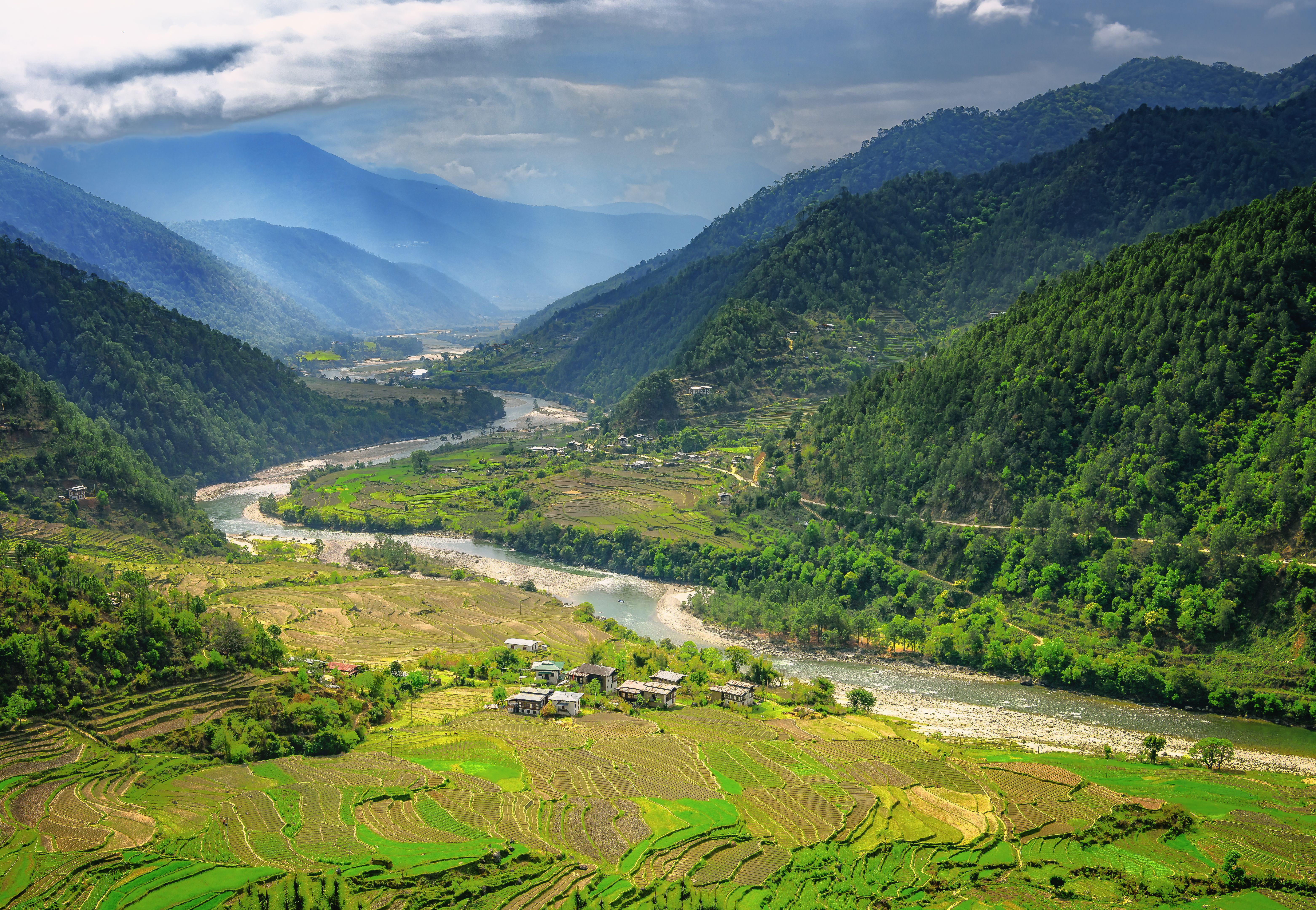 bhutan landscapes