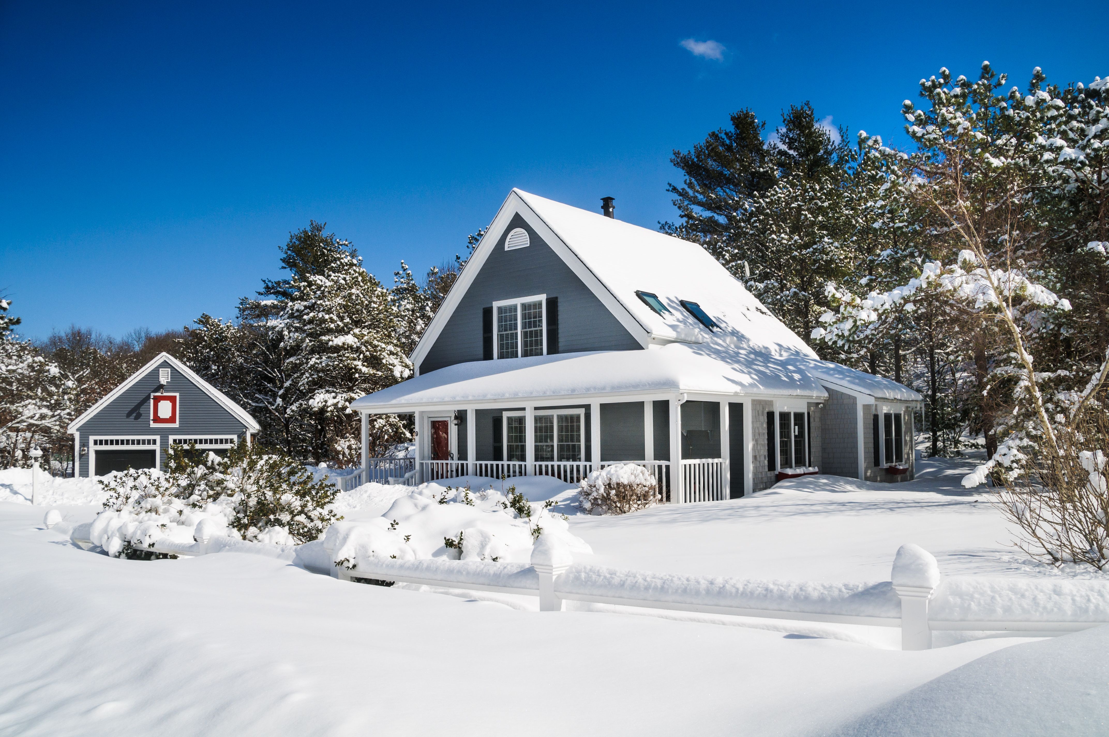 winter property viewing
