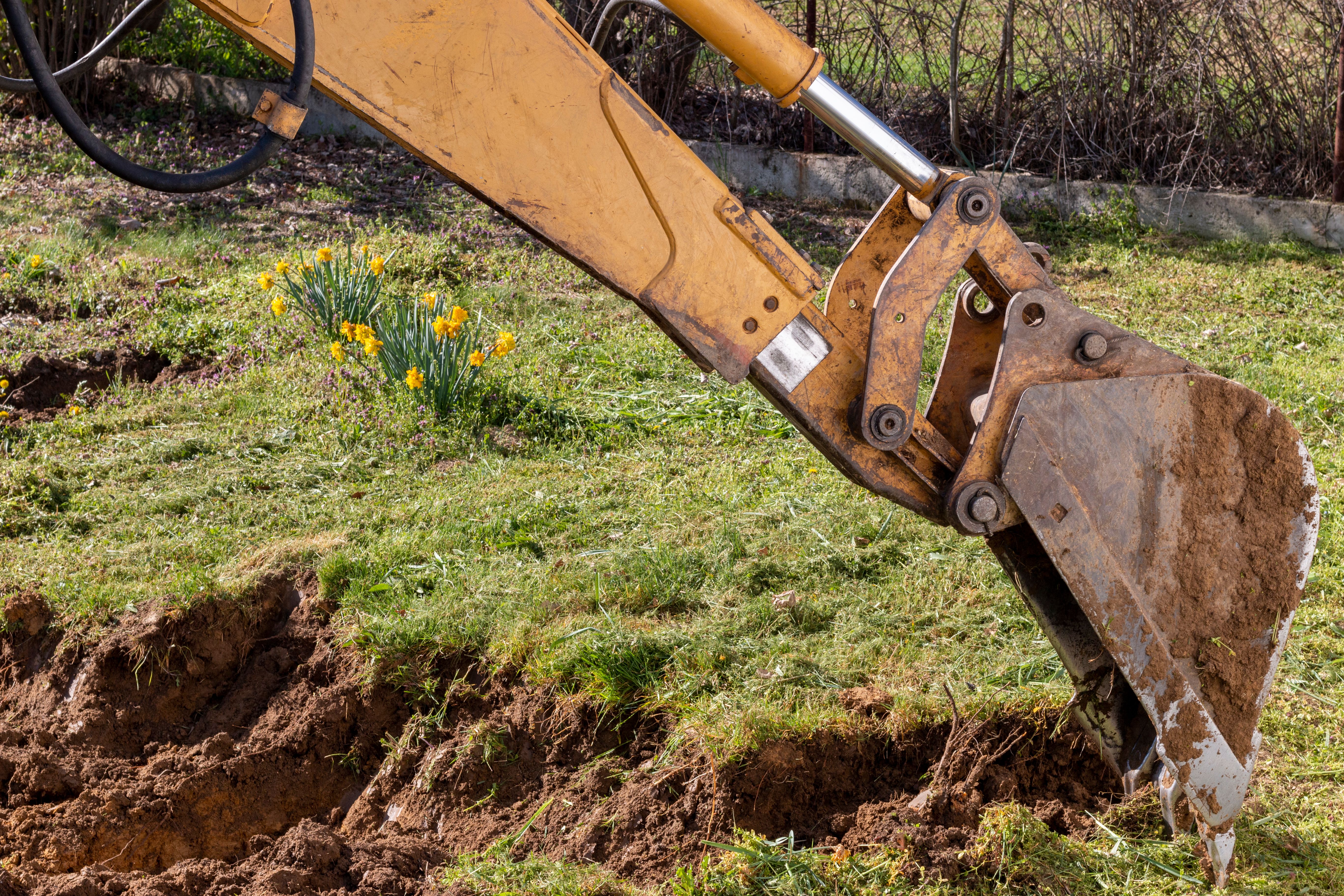 spring construction site