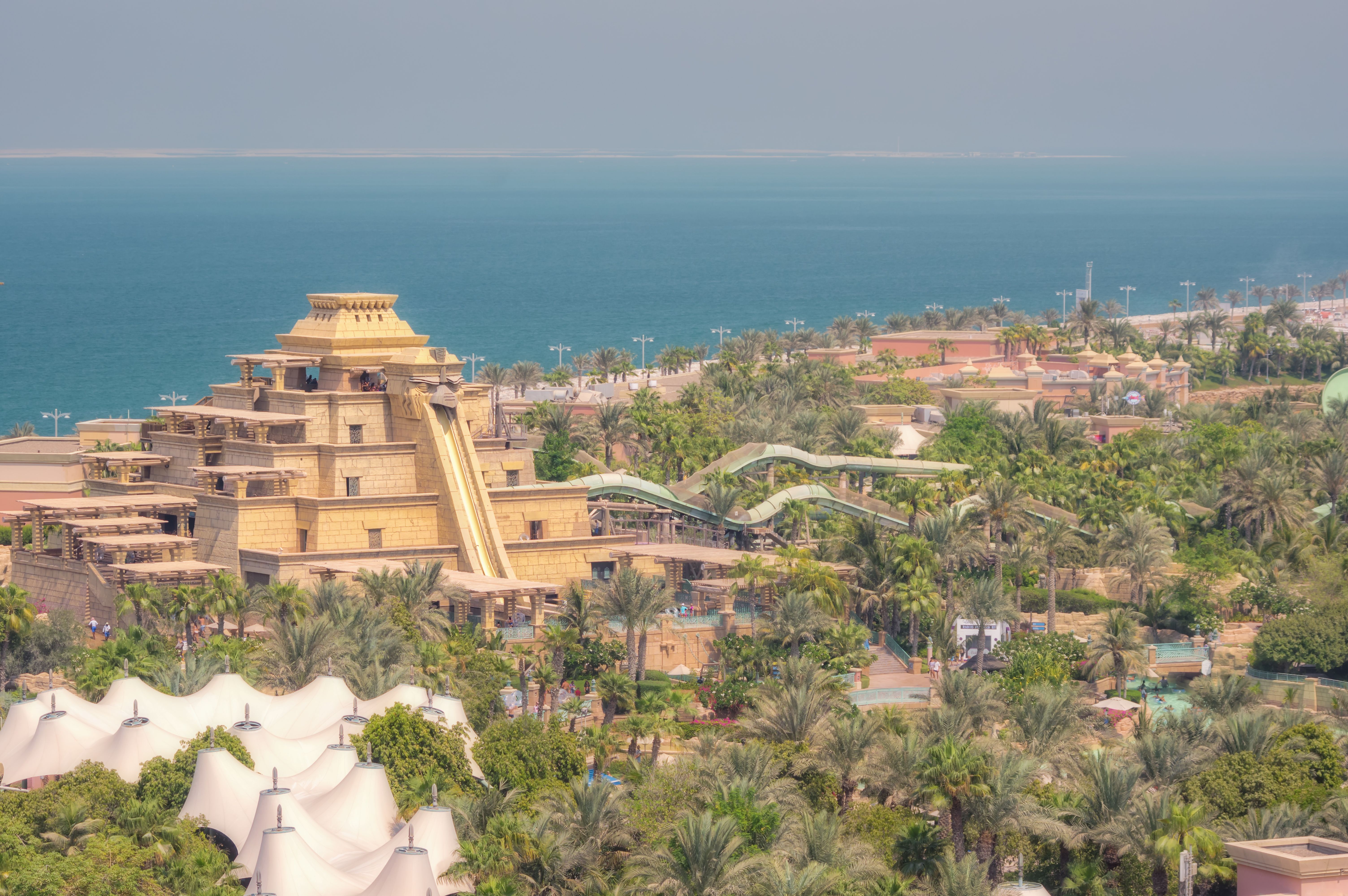 Aquapark next to Atlantis the Palm in Dubai