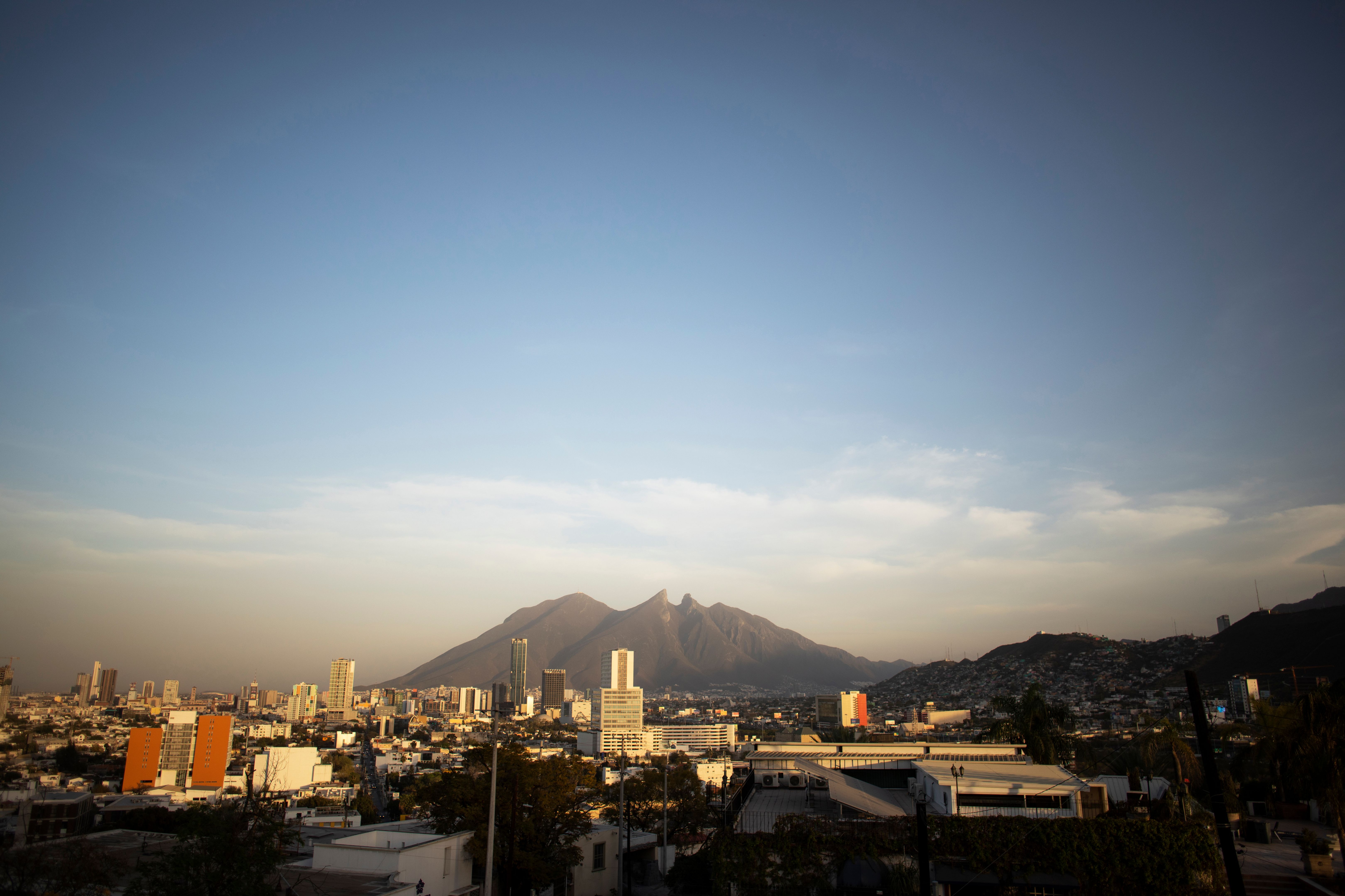 View of the city of Monterrey, Mexico