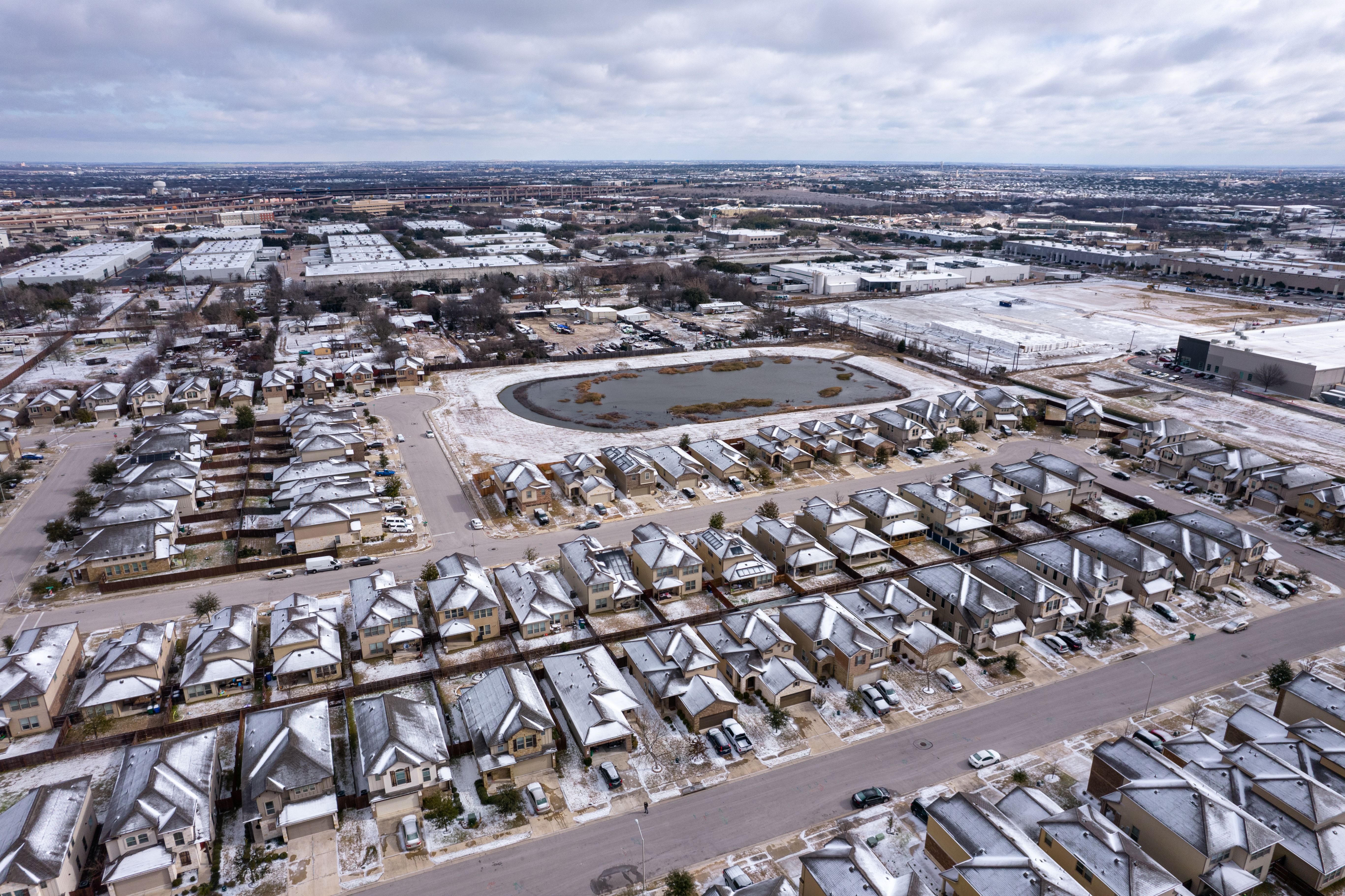 austin skyline winter