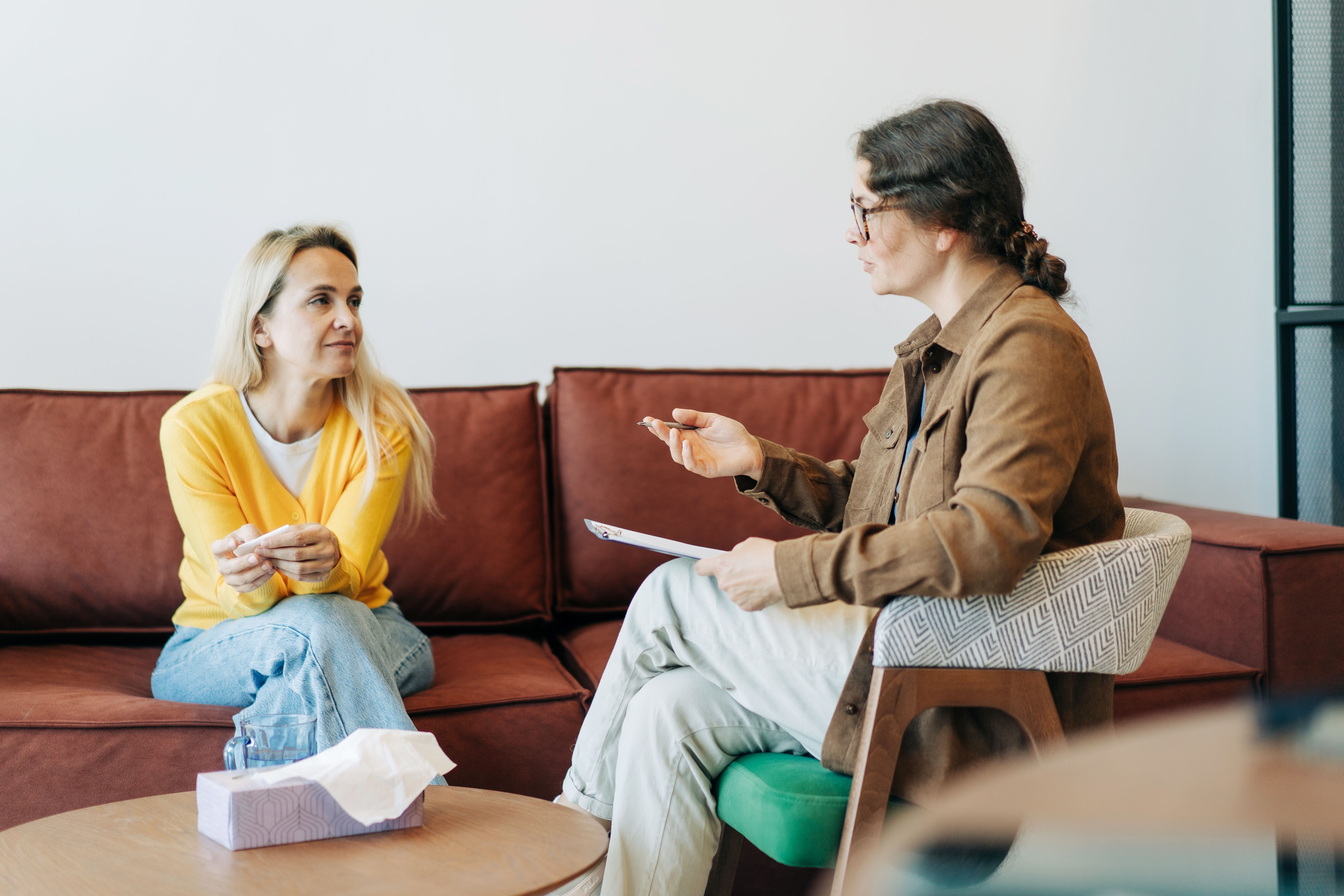 therapist client session