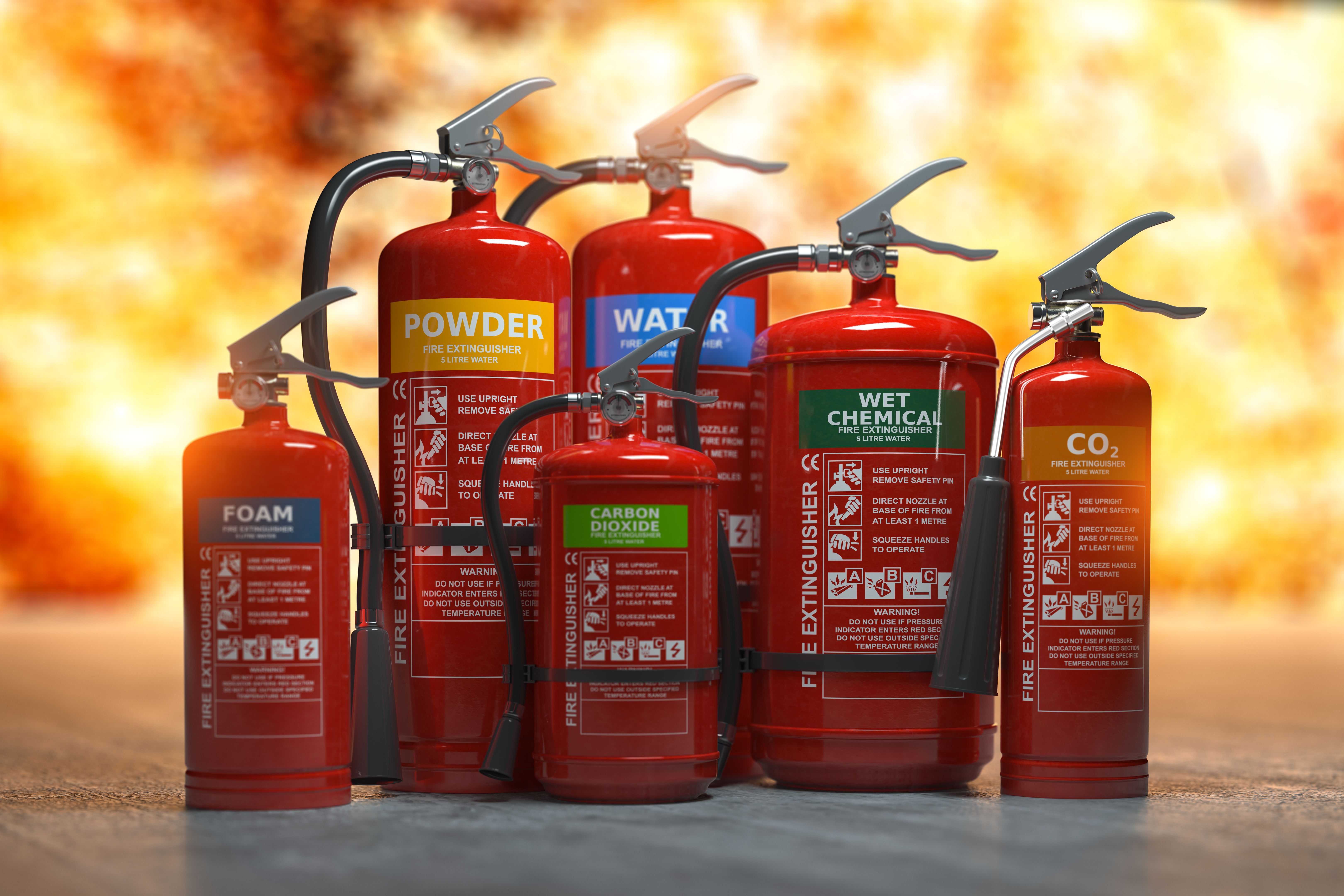 fire extinguisher types