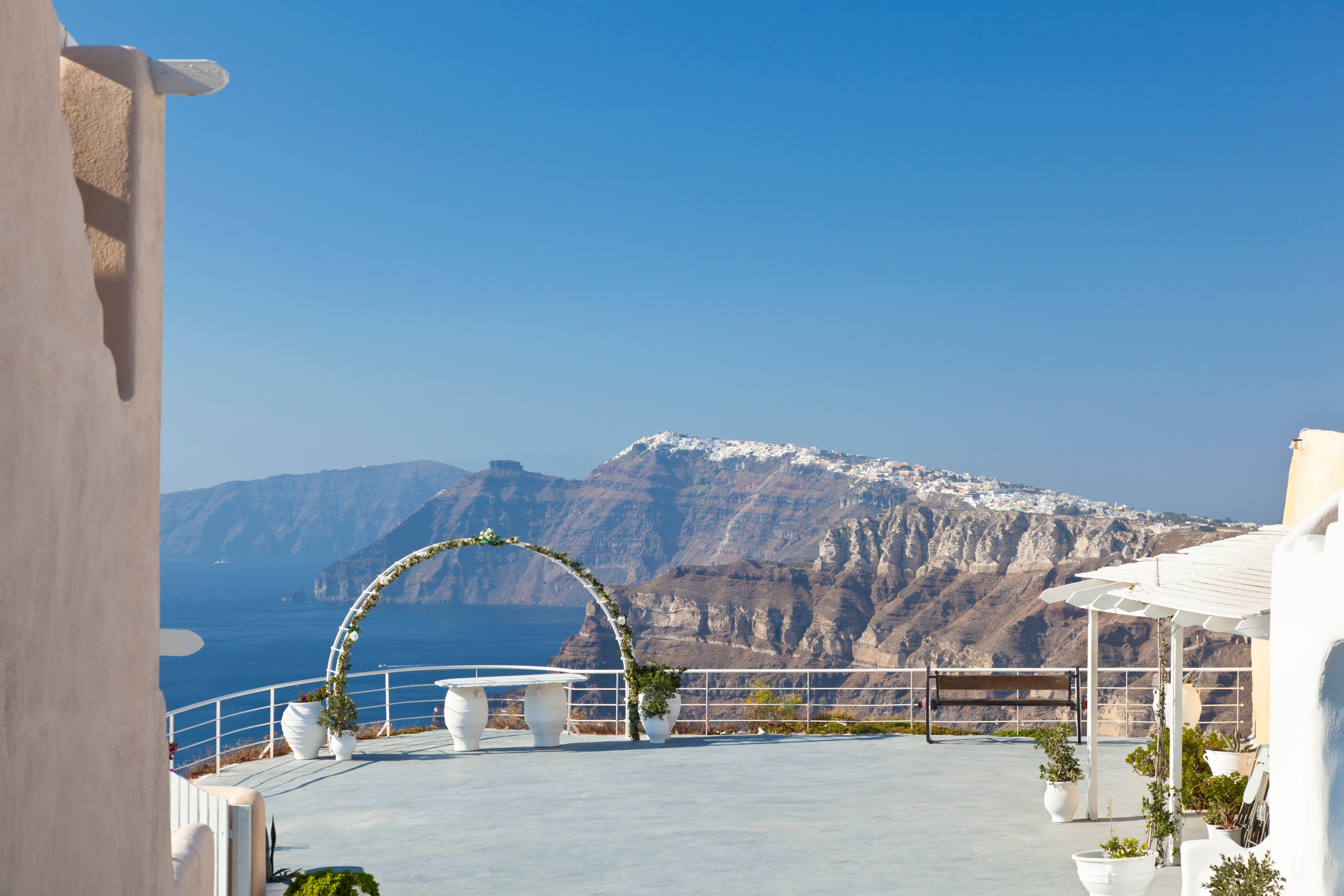 santorini wedding venue