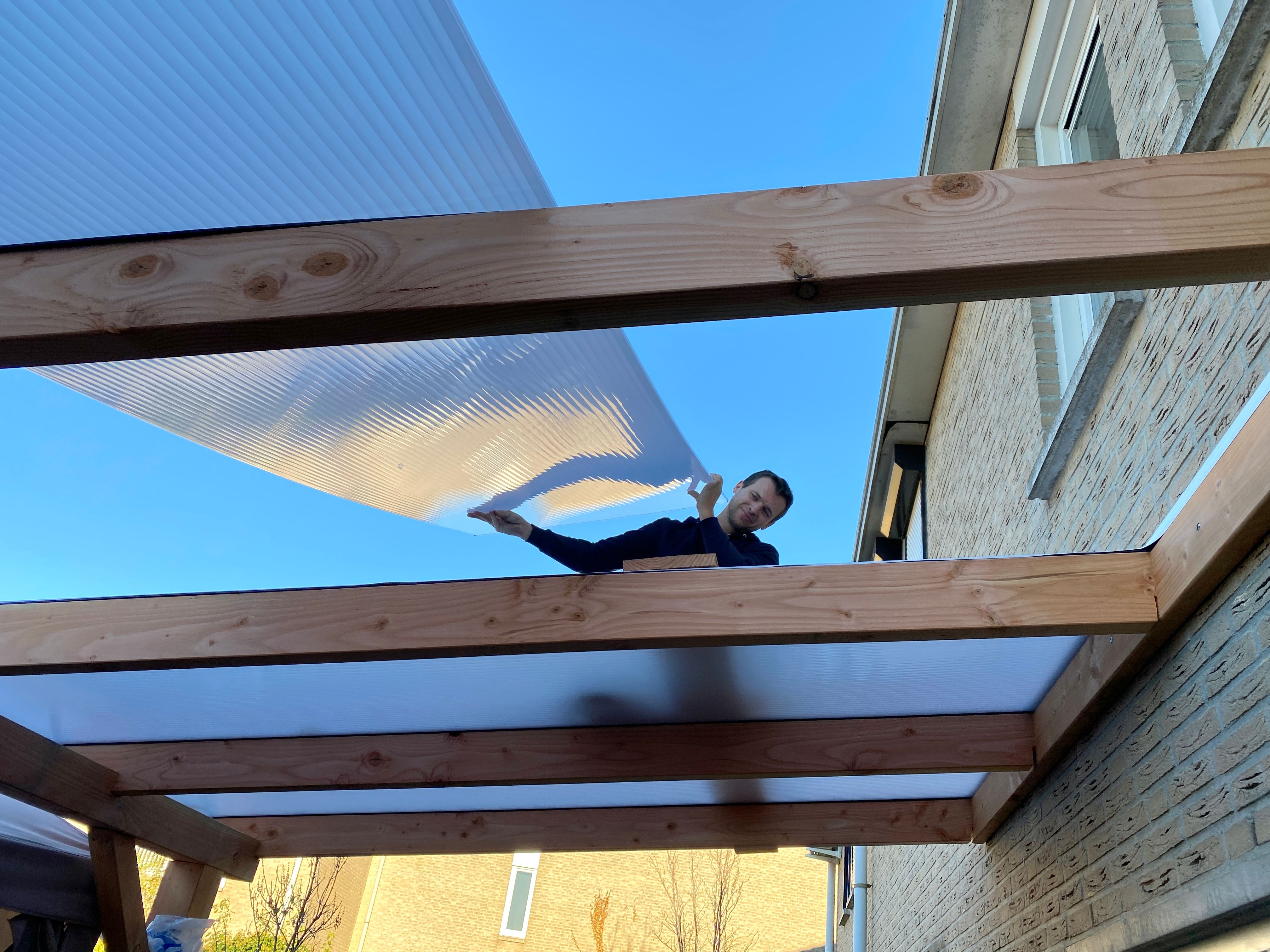 Roofer at work Roofer at work