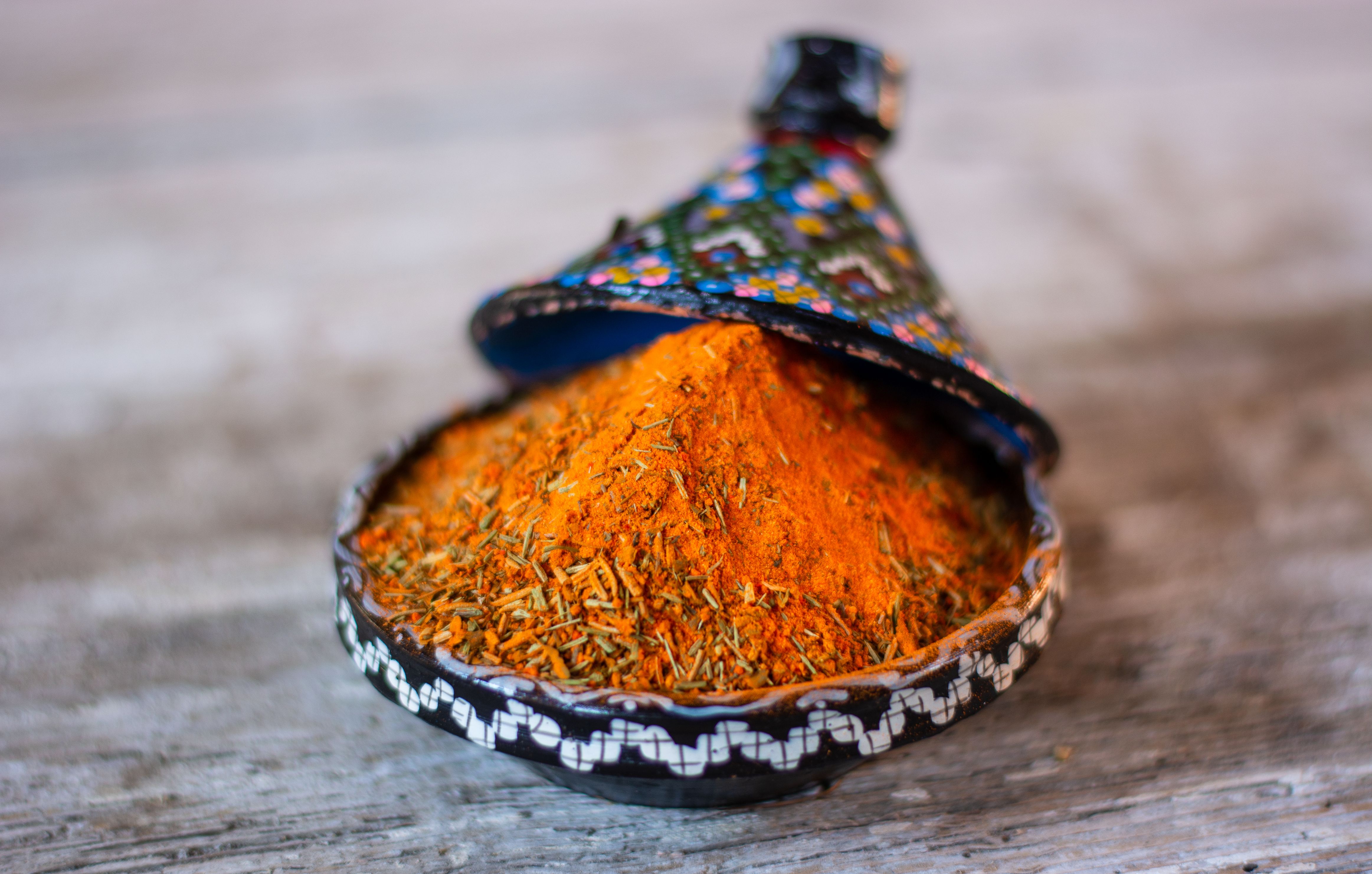 the spices inside the old town souk