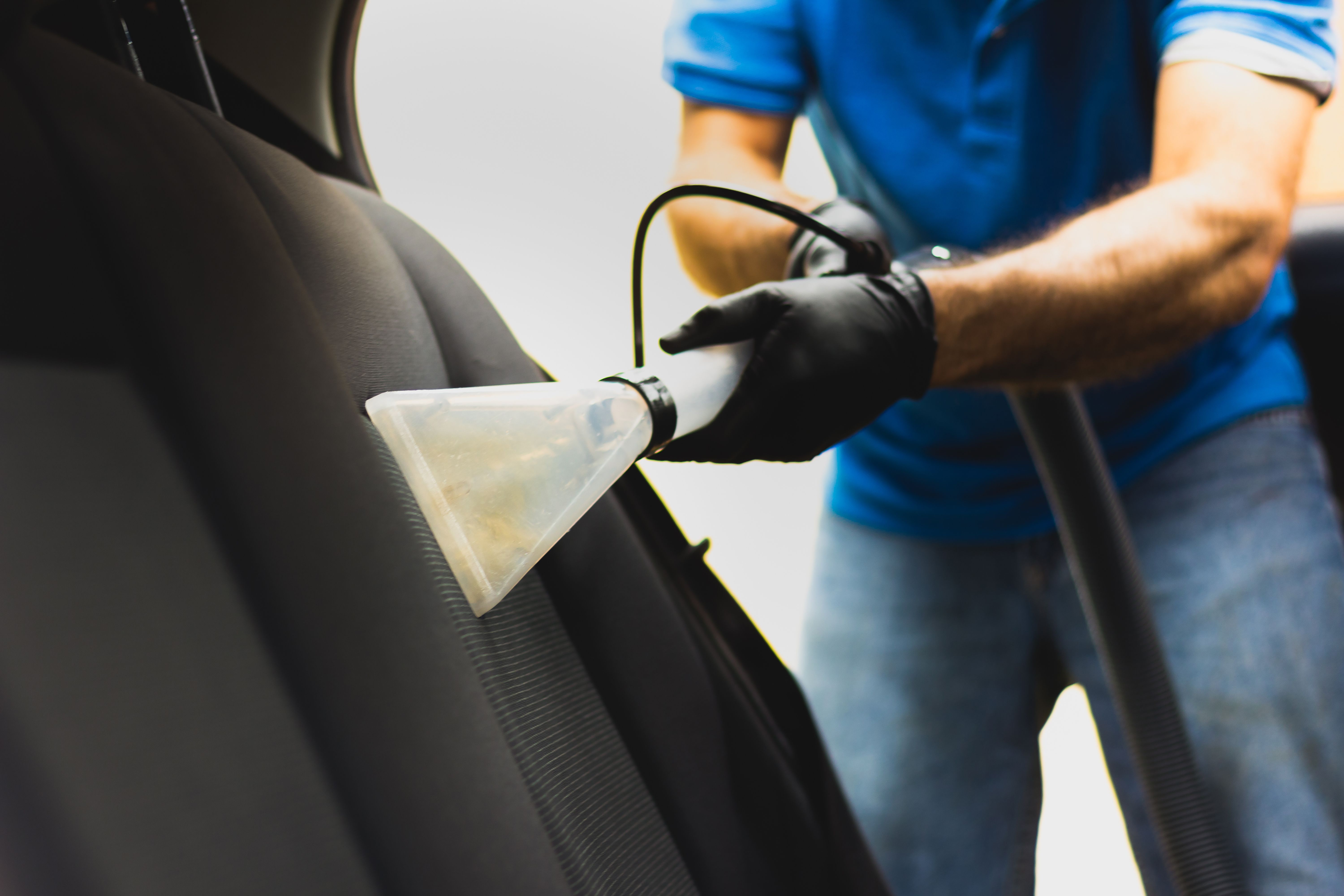 car interior cleaning