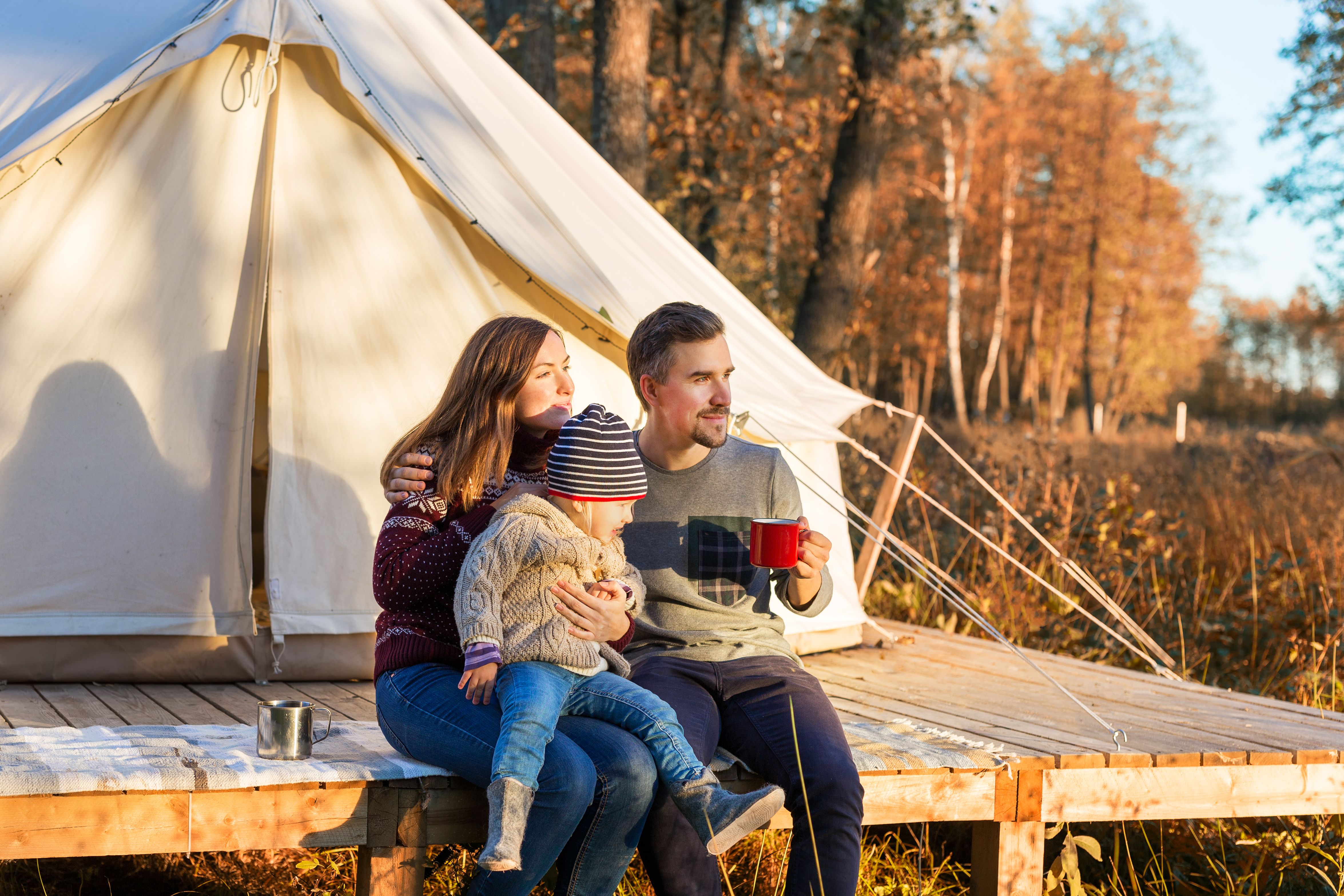 family glamping