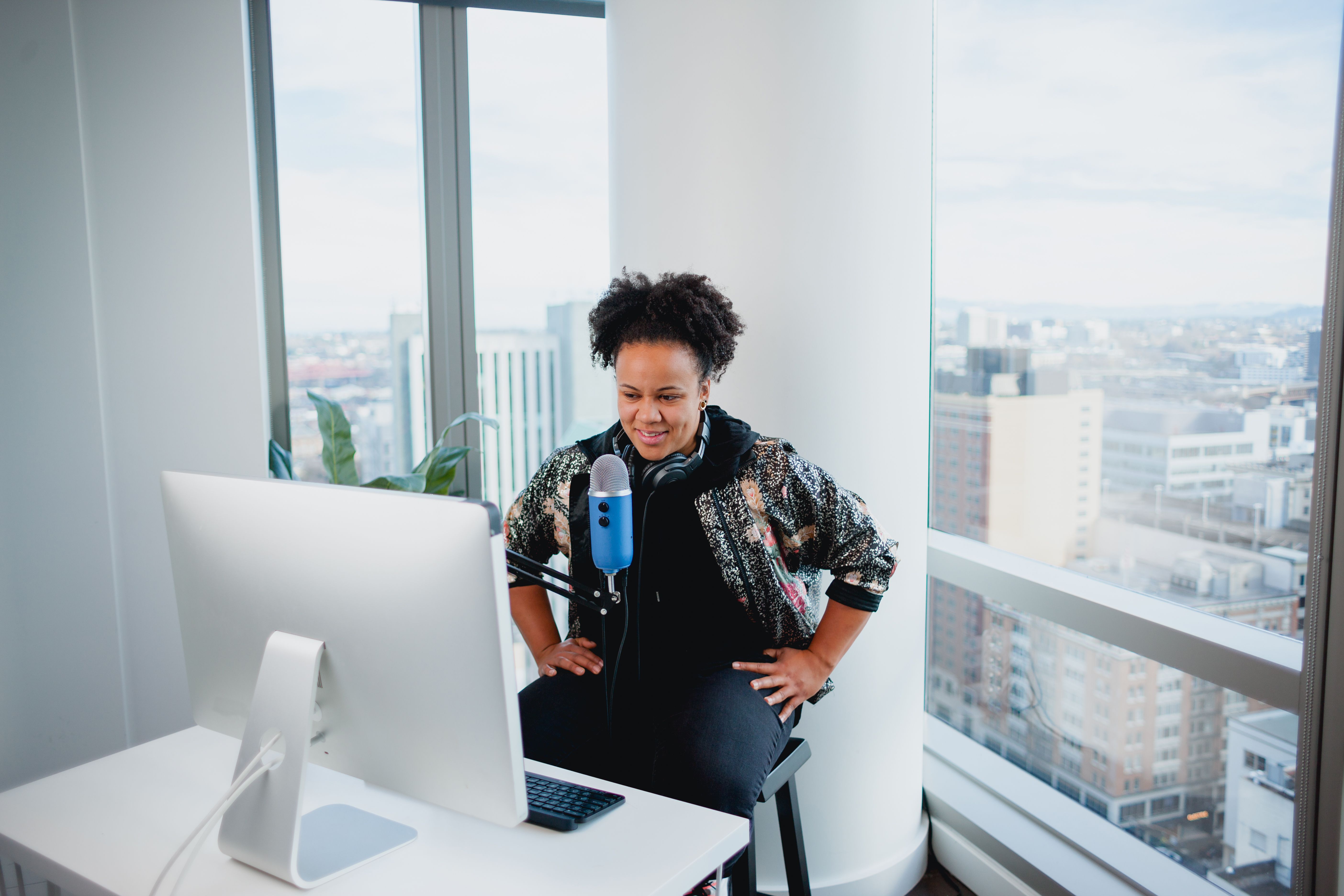 sound engineer working