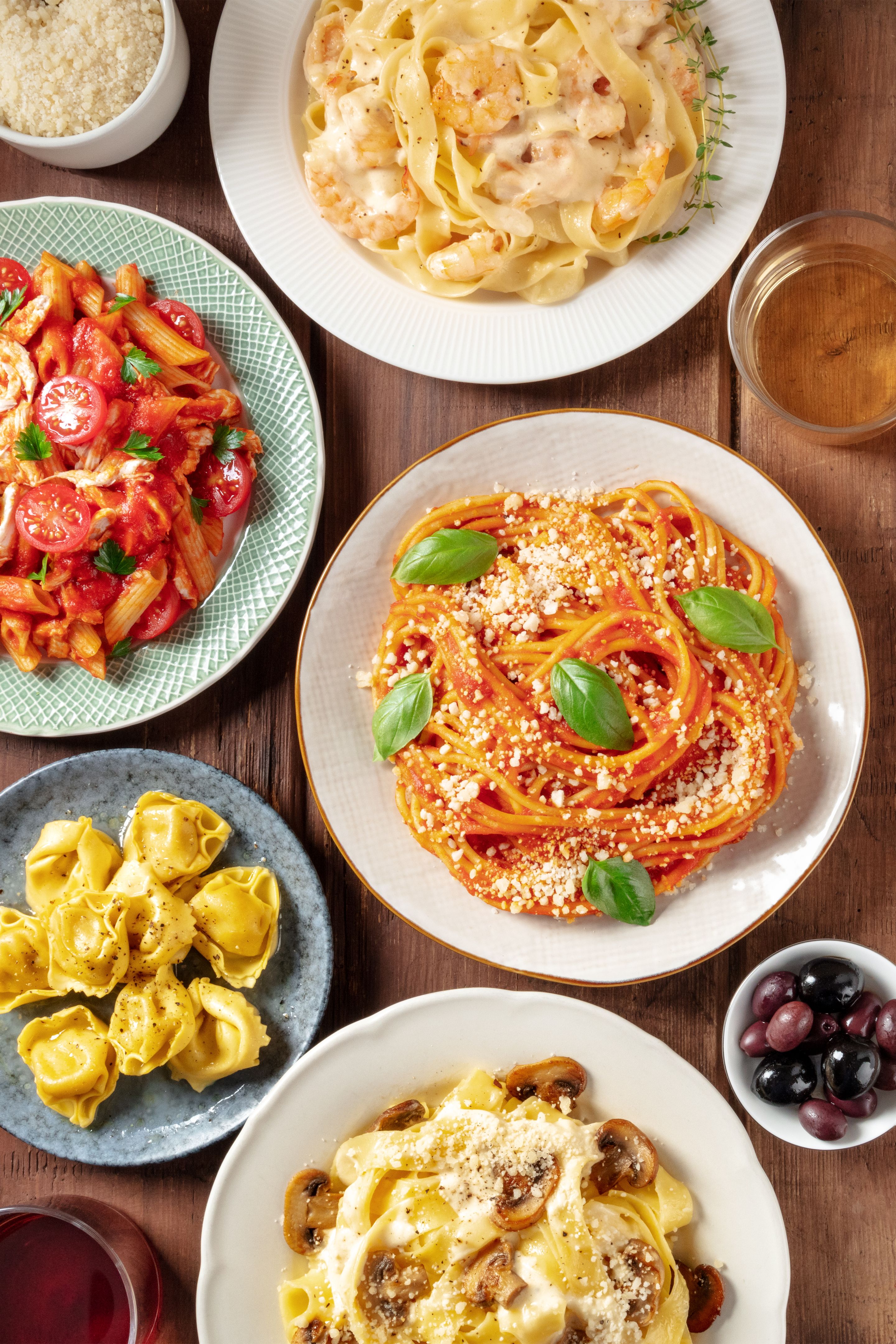 Italian menu items
