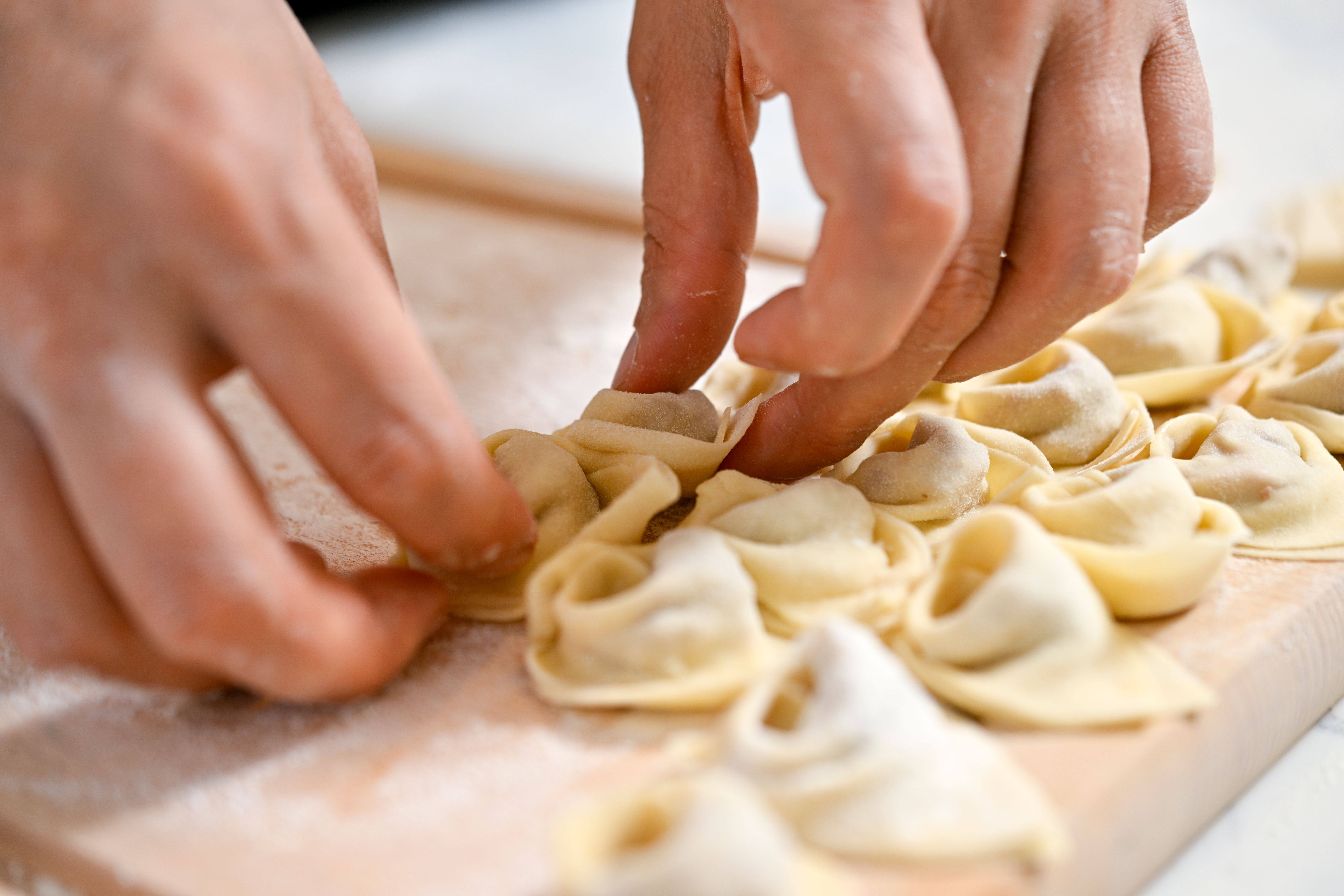 ravioli making