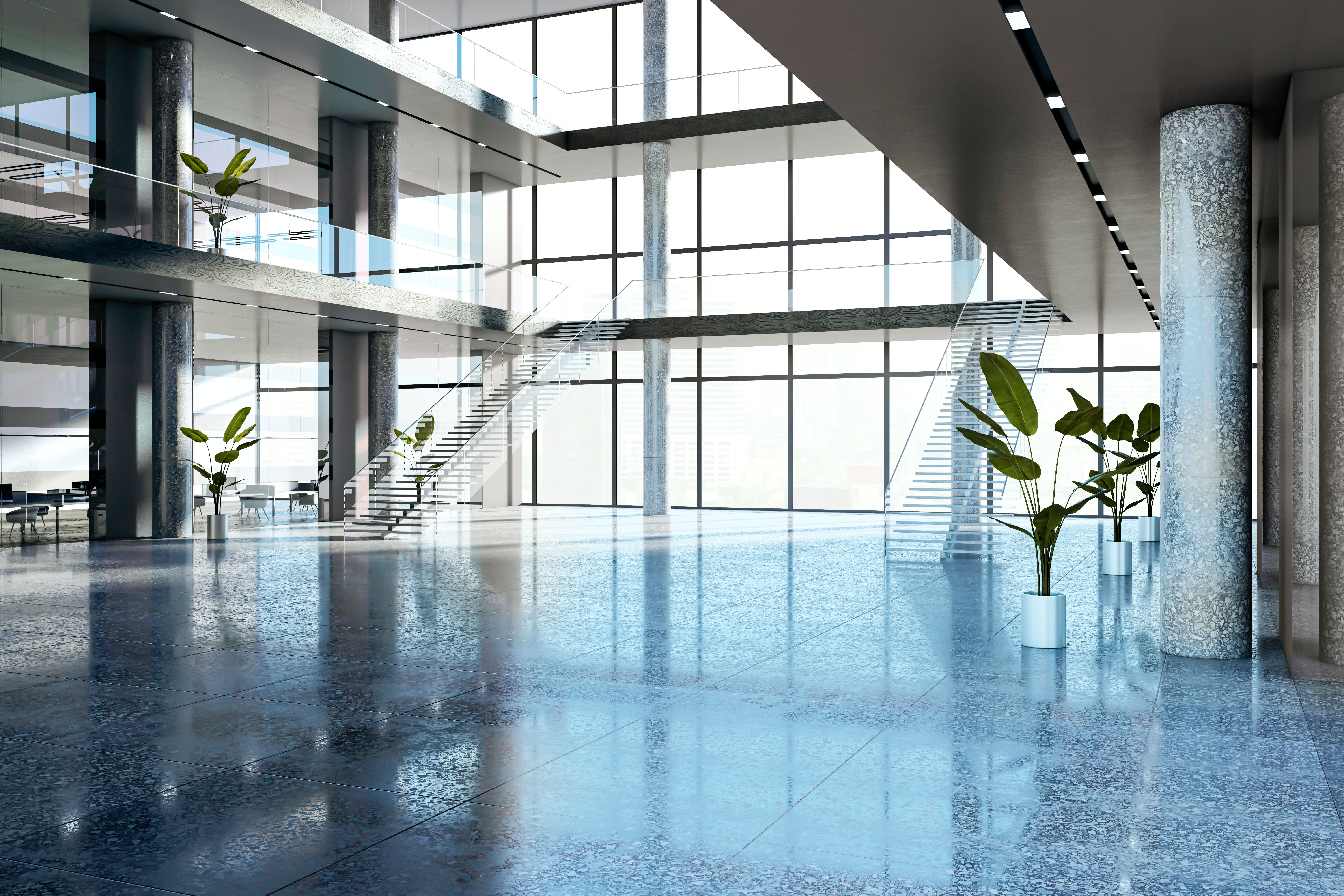 modern glass interior