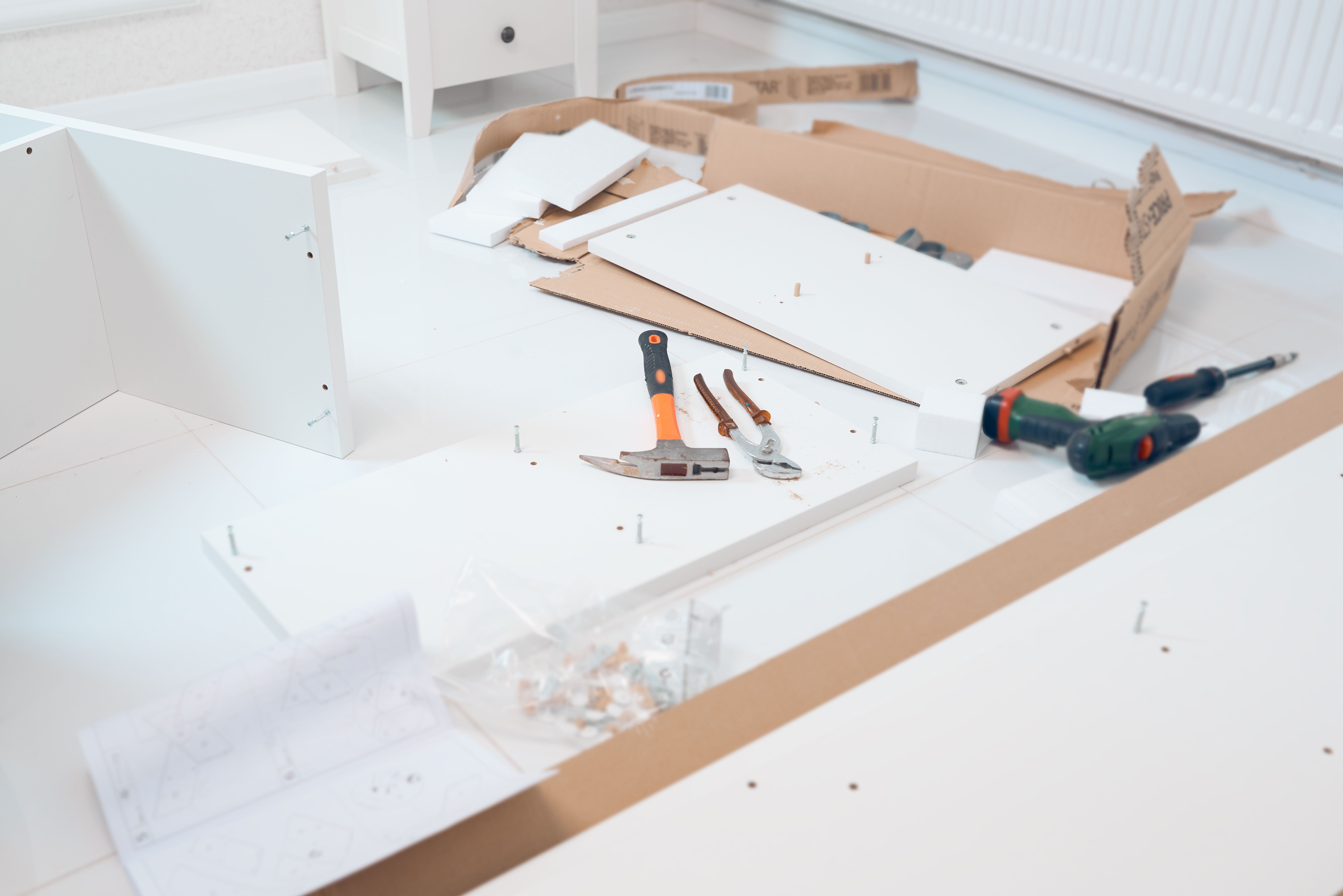 assemblare il concetto di arredamento