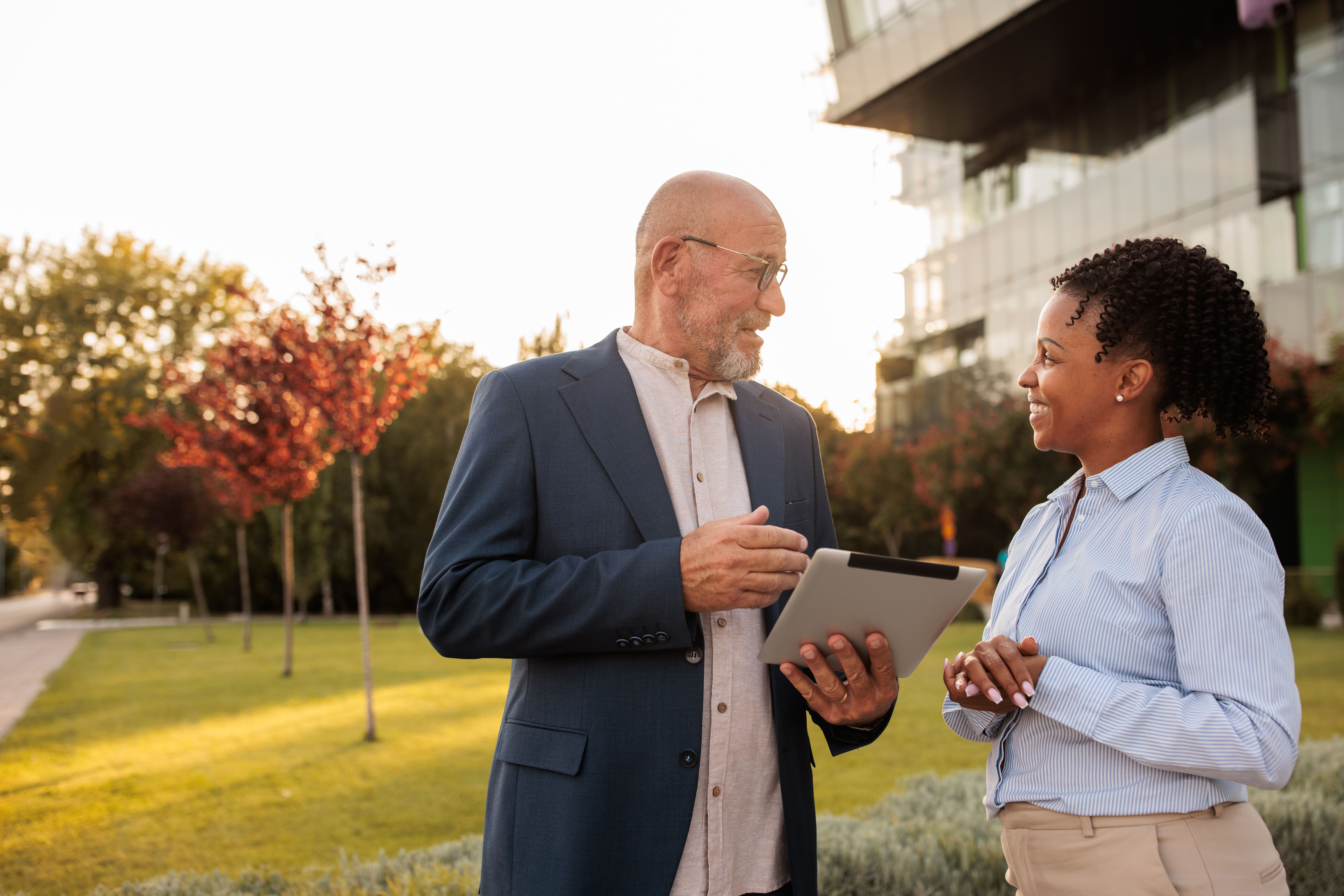 business meeting city