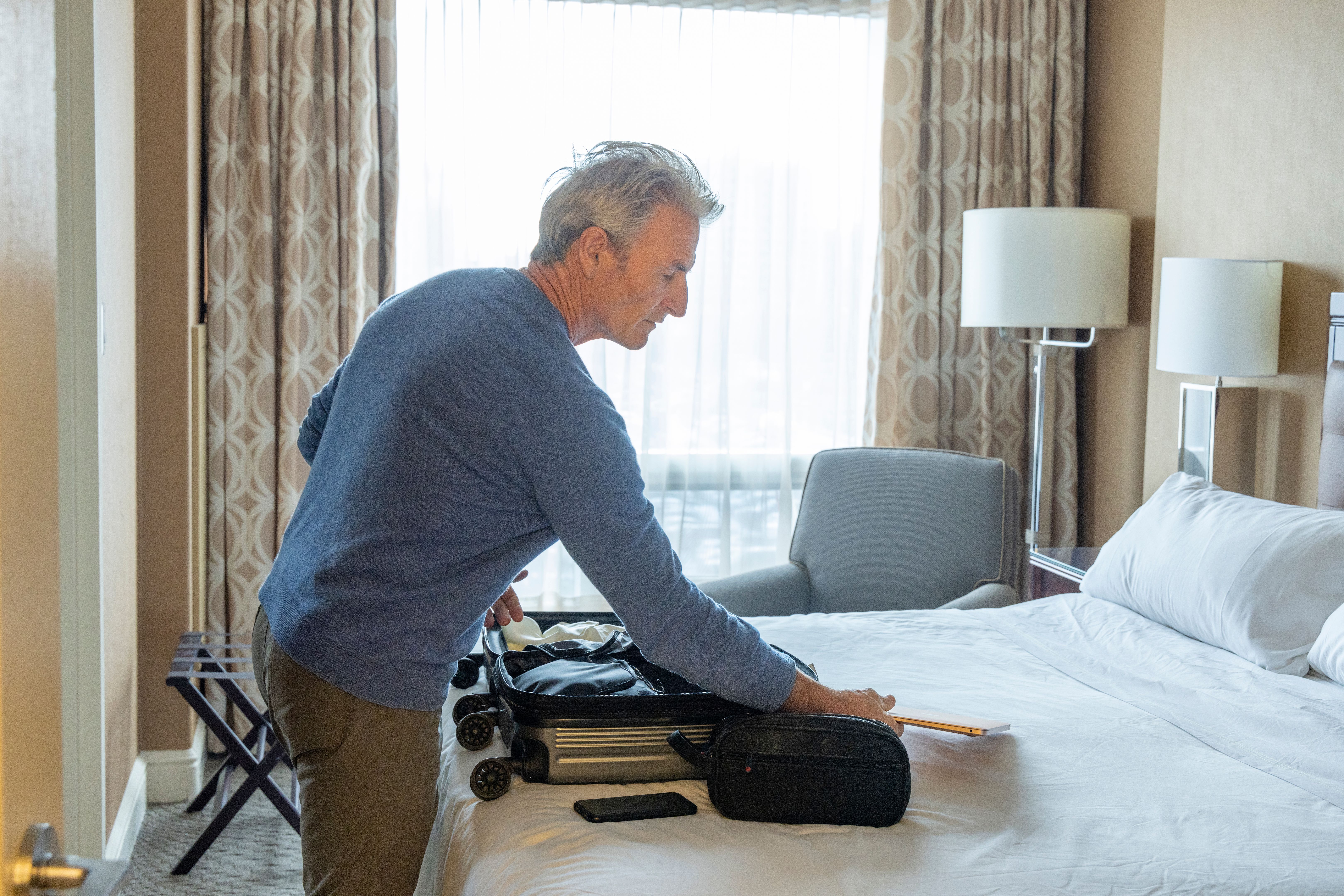 organizing belongings