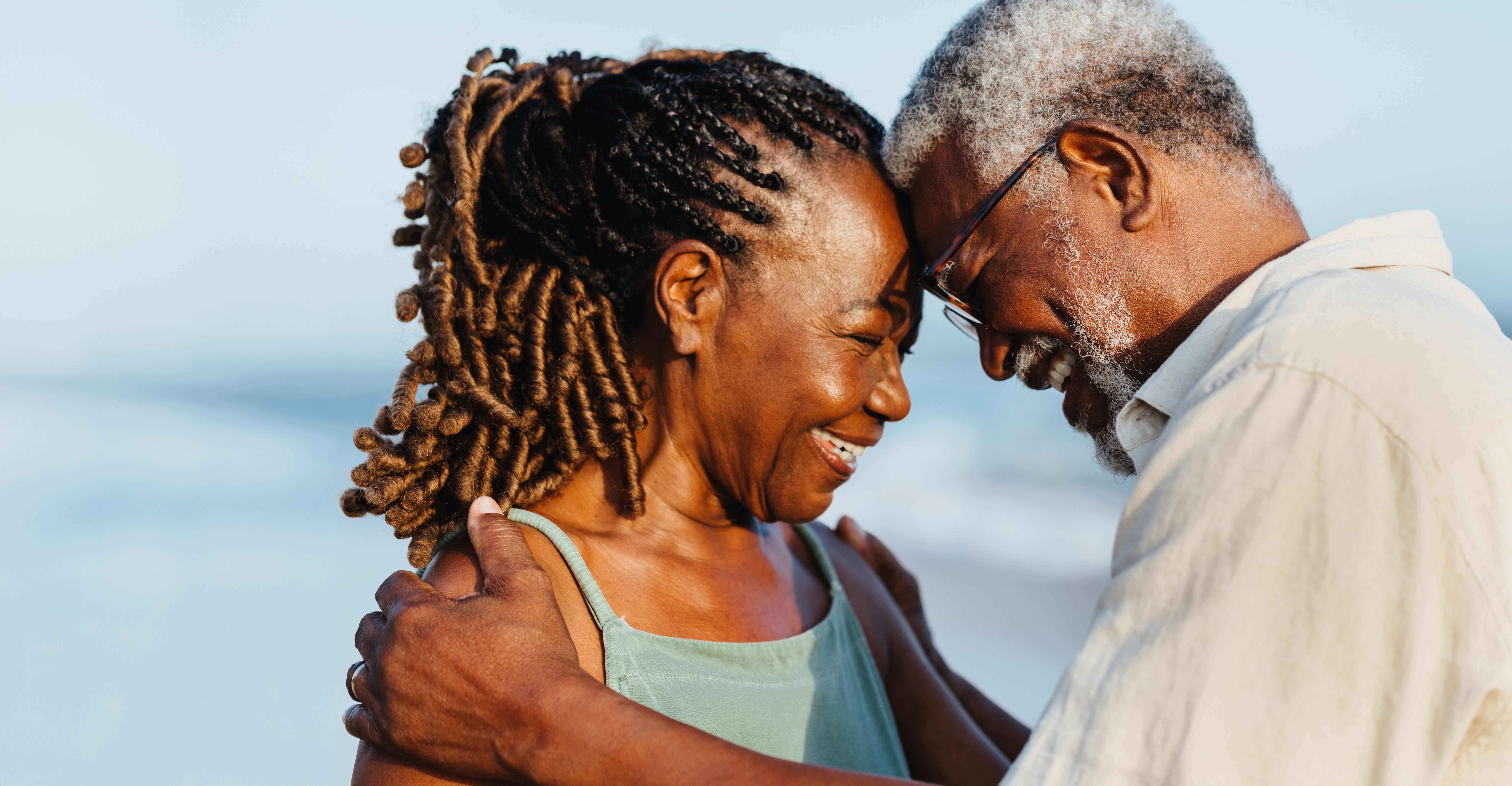 happy elderly couple
