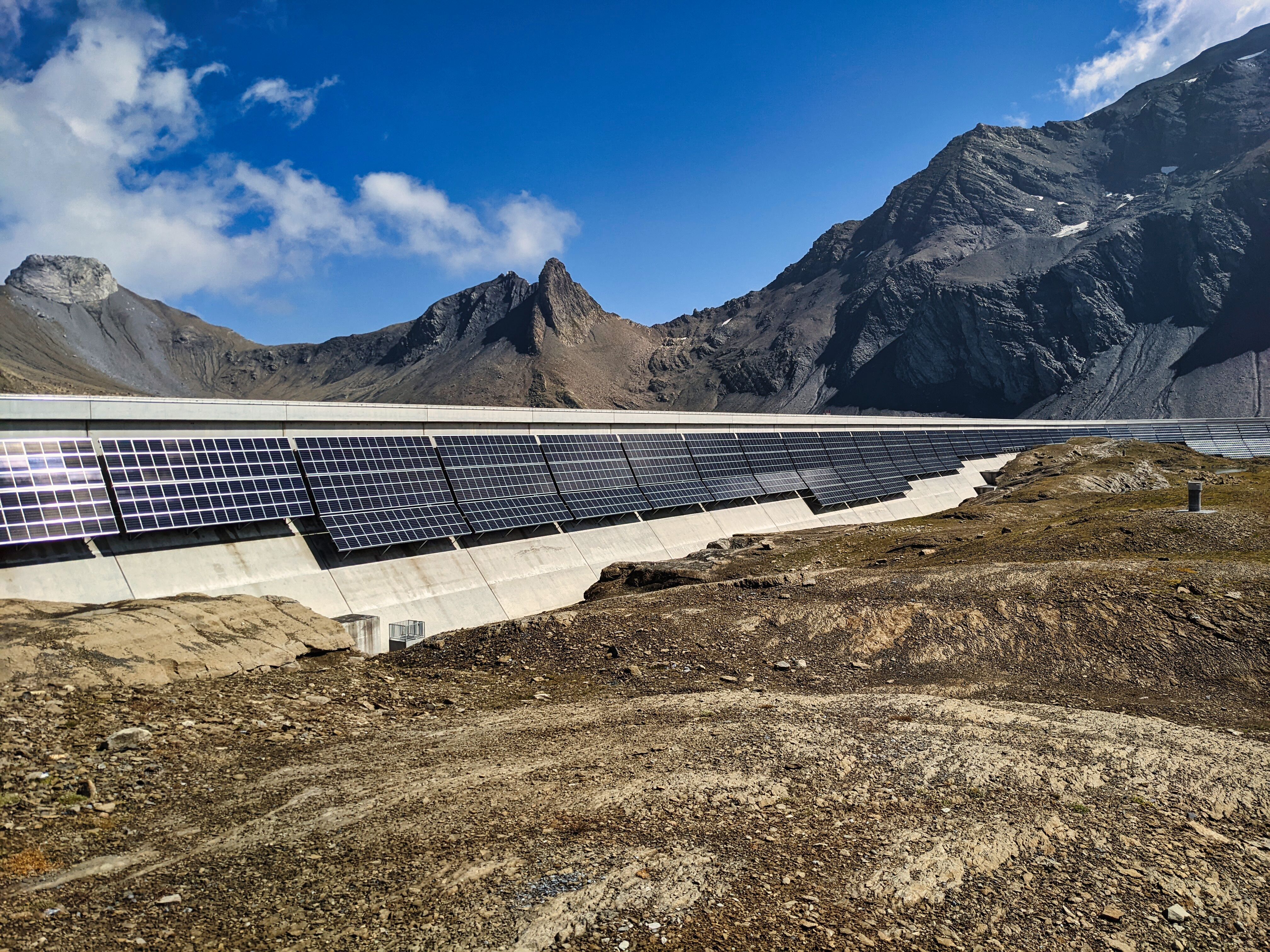solar panels Alps