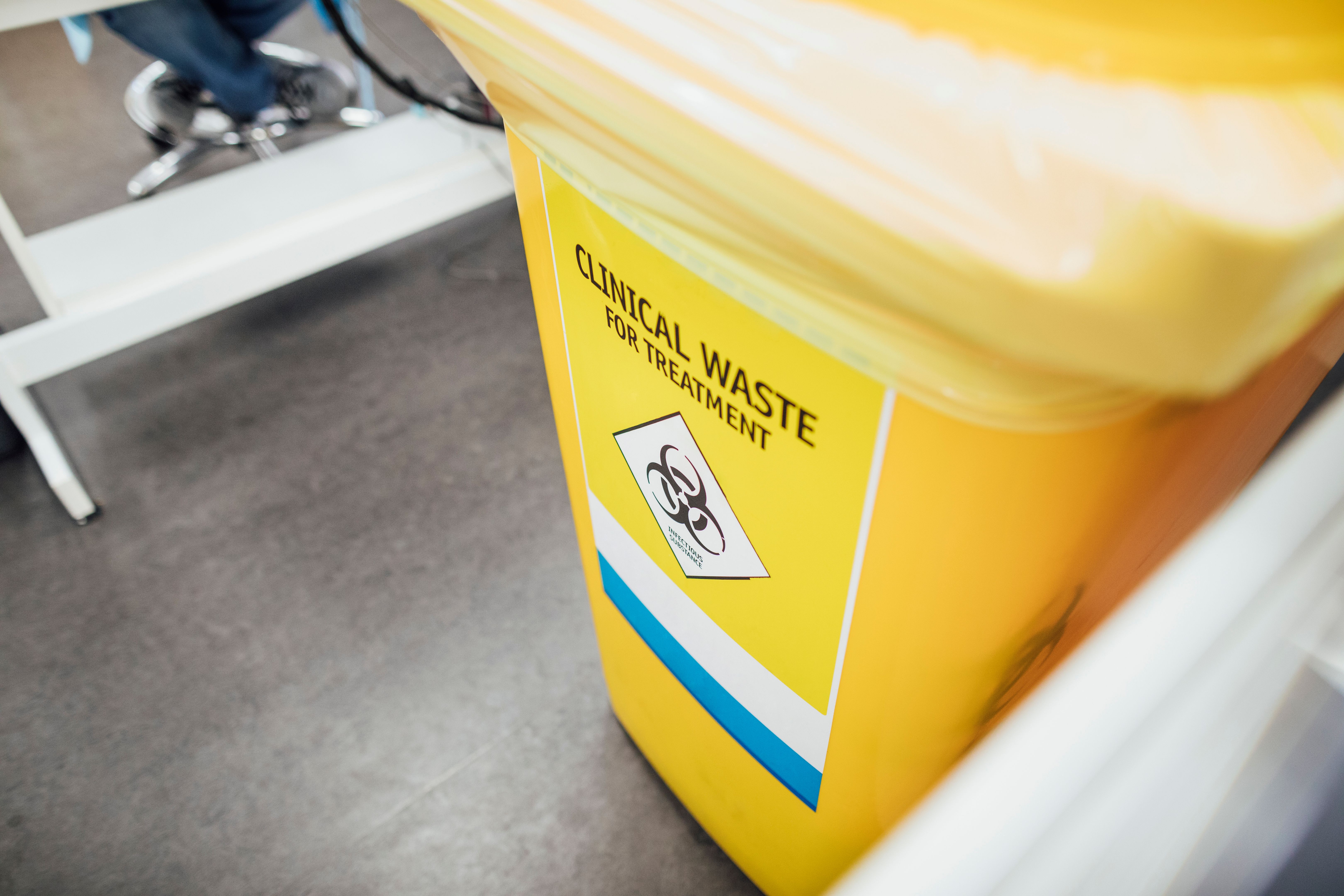 hazardous waste bins