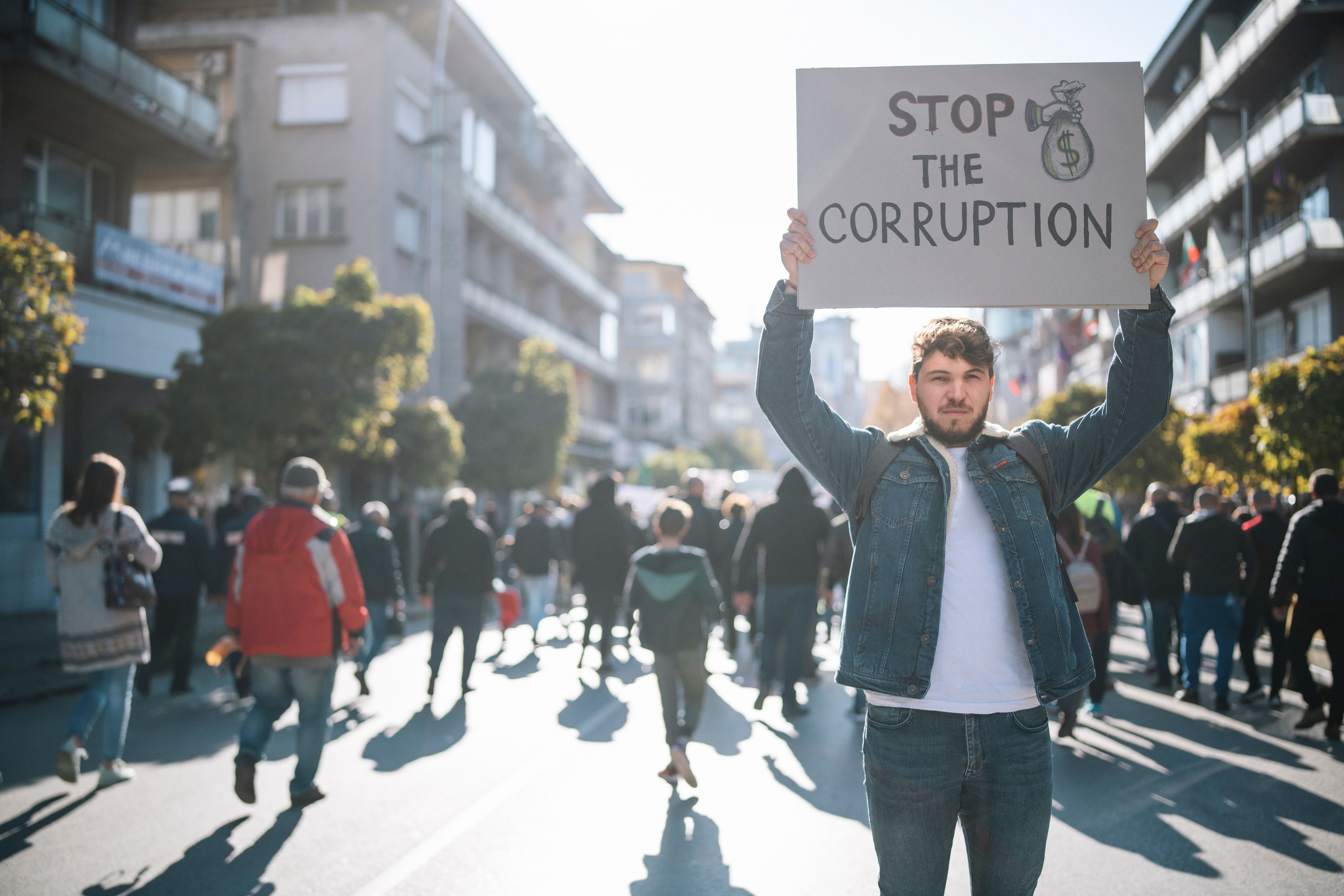 anti-corruption protest