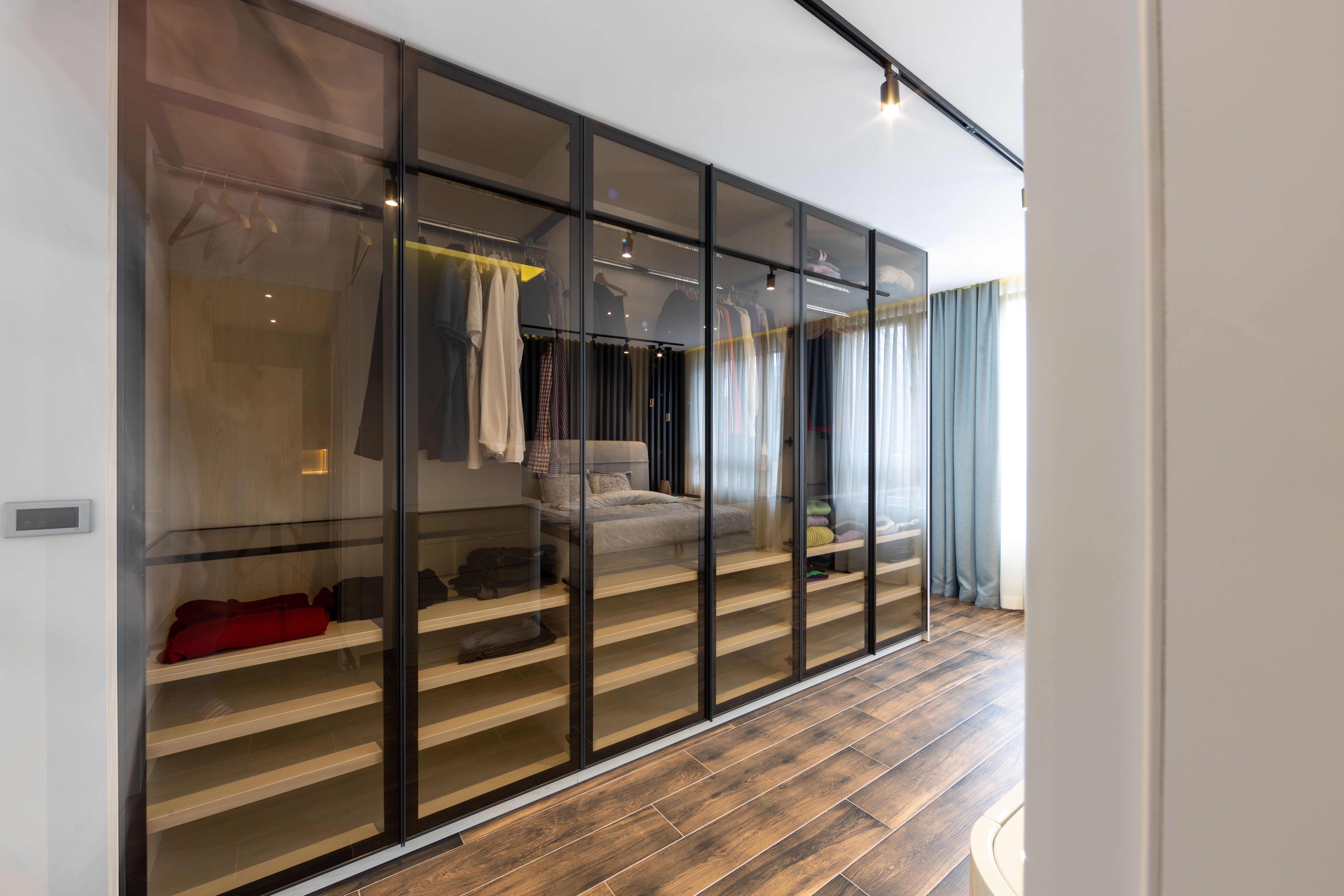 glass wardrobe doors
