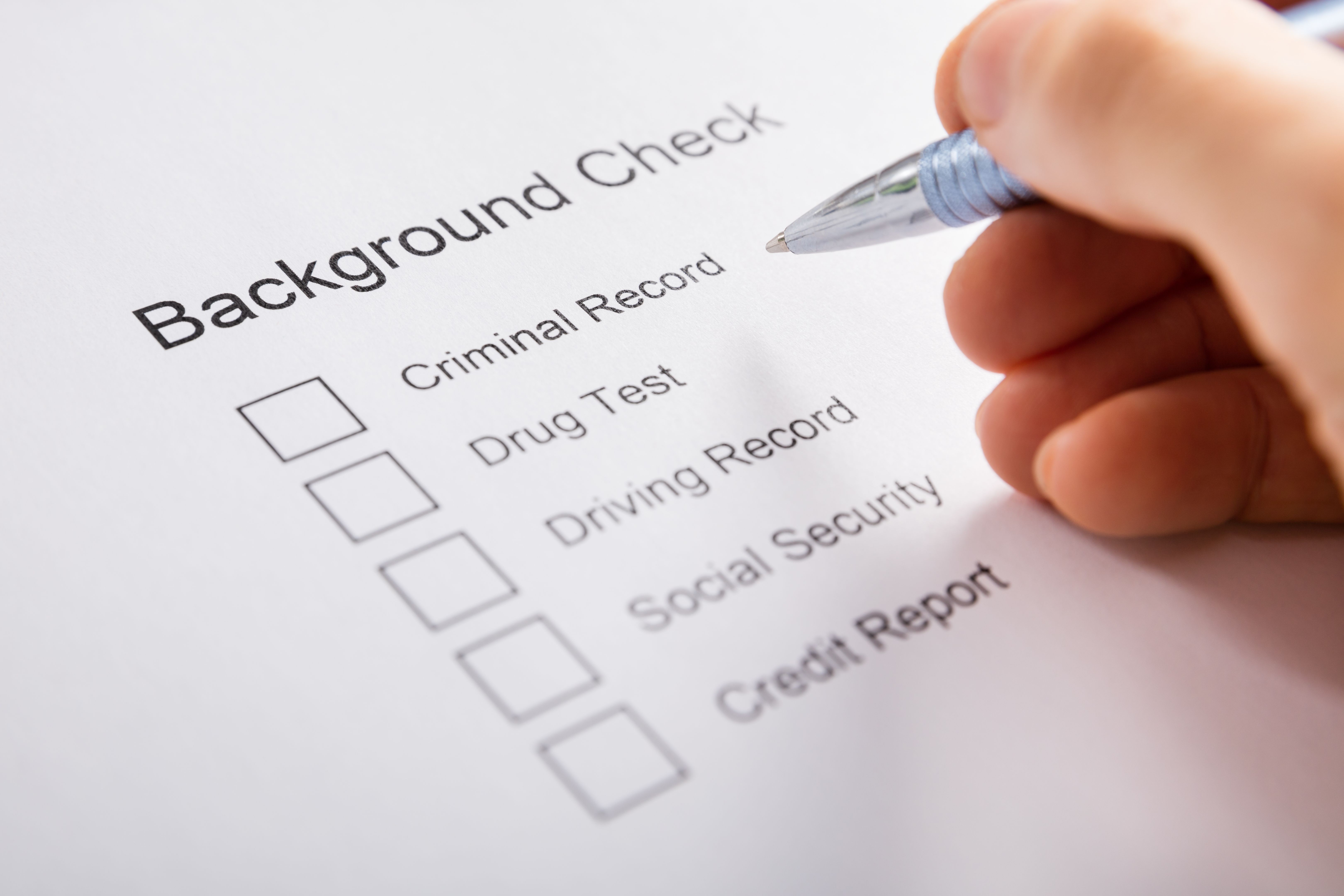 background check