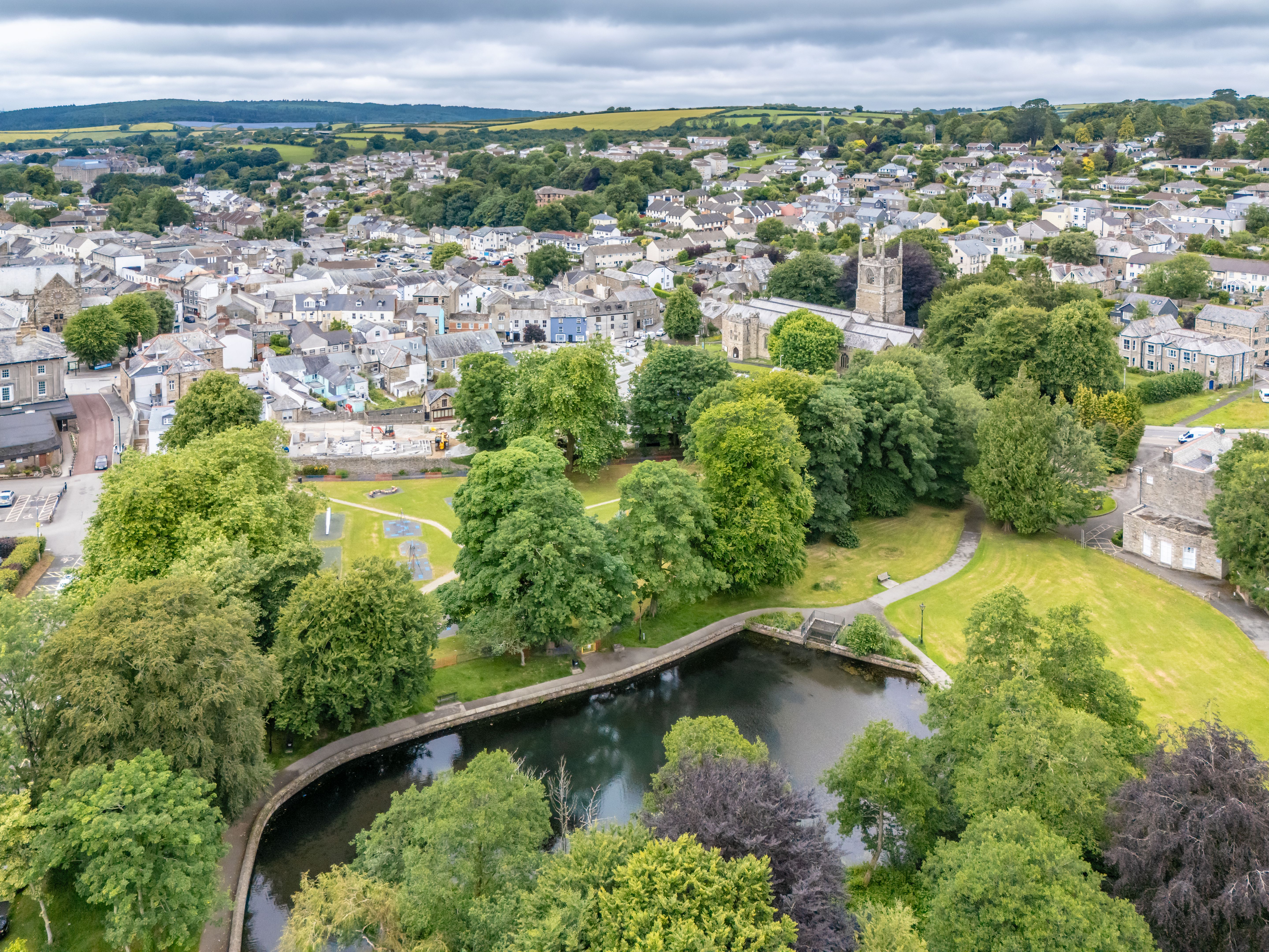 outdoor pool Cornwall