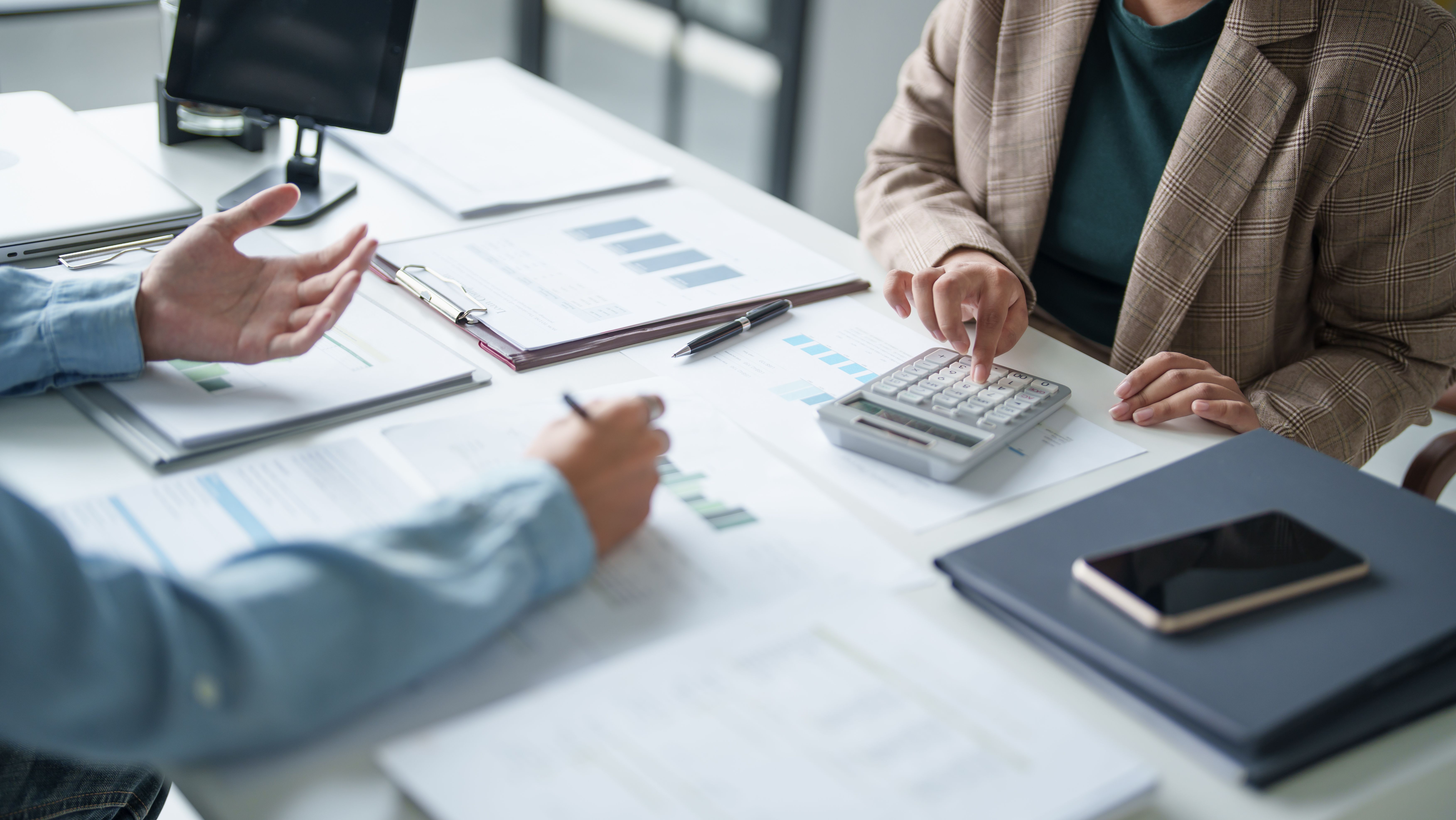accounting desk