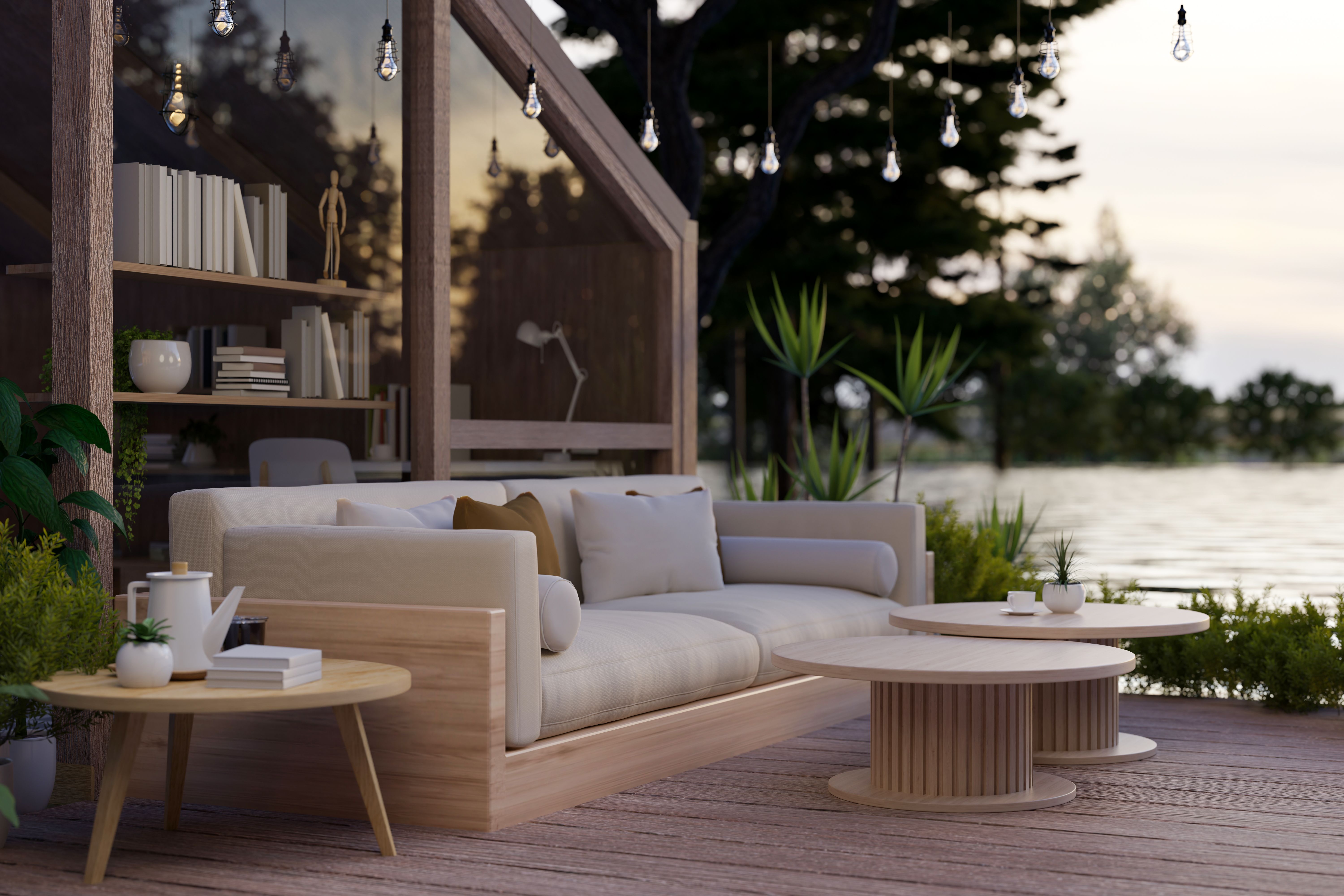 luxurious outdoor living