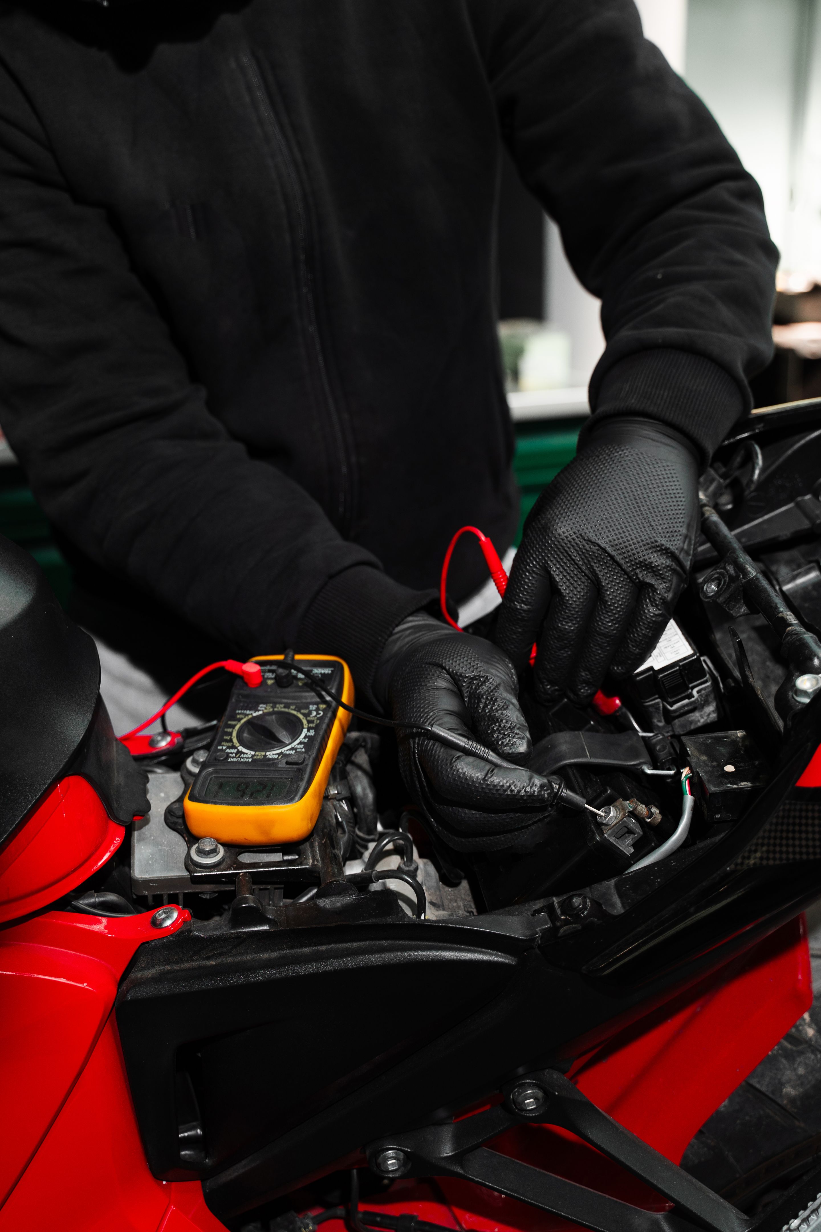 motorcycle battery check