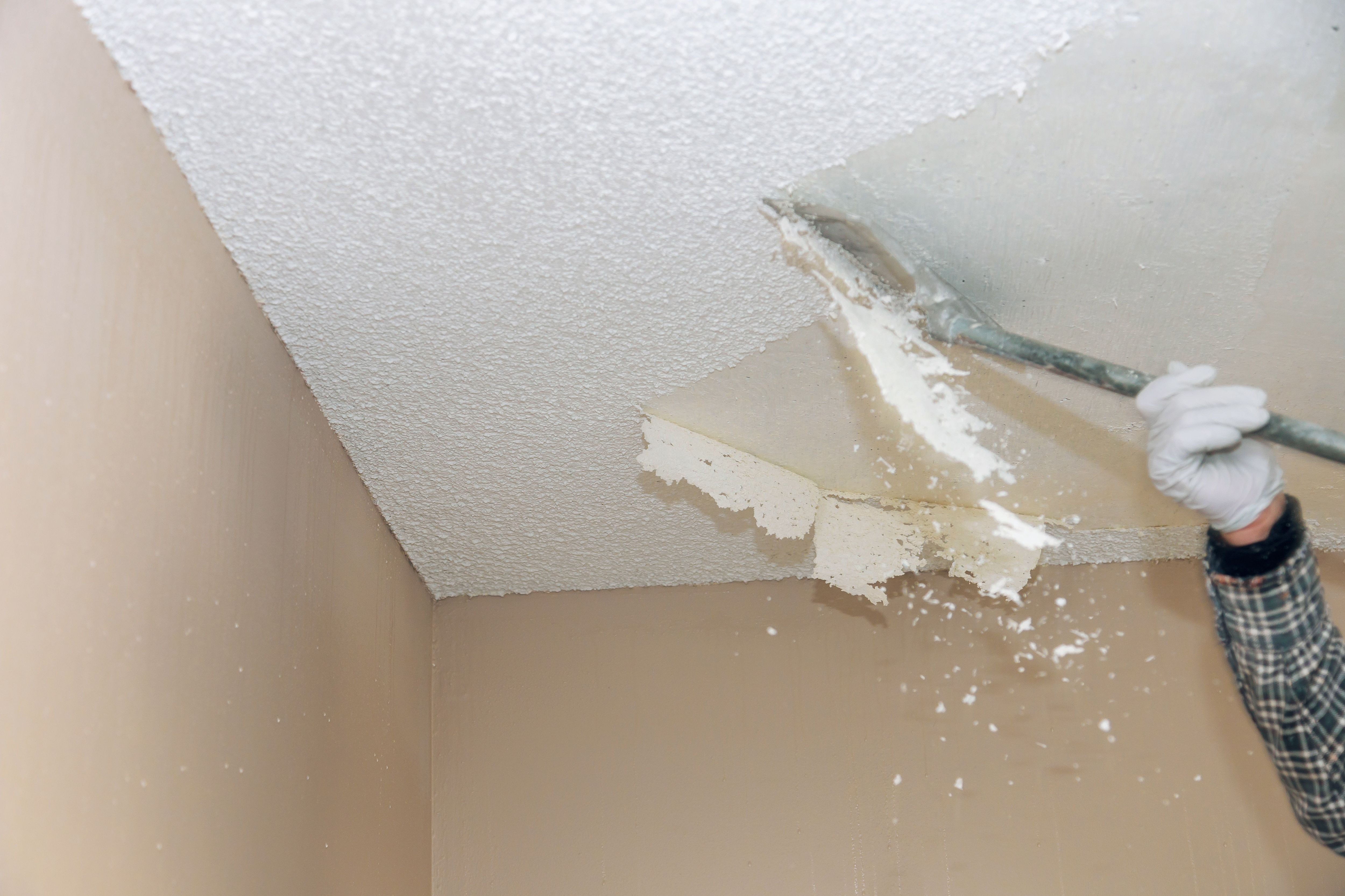 ceiling texture removal