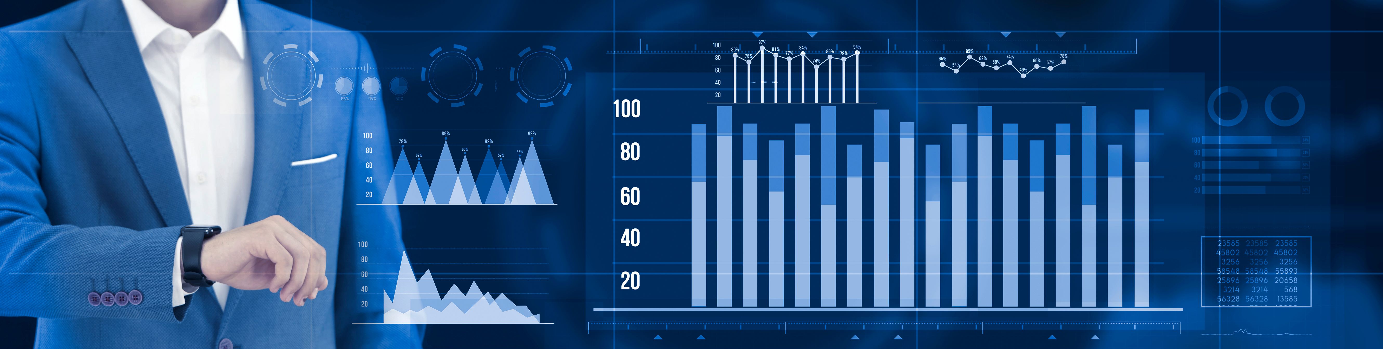 Smart watch and smart gadget technology. a man wearing futuristic smart watch, Professional web developer wearing a smartwatch and making a hologram