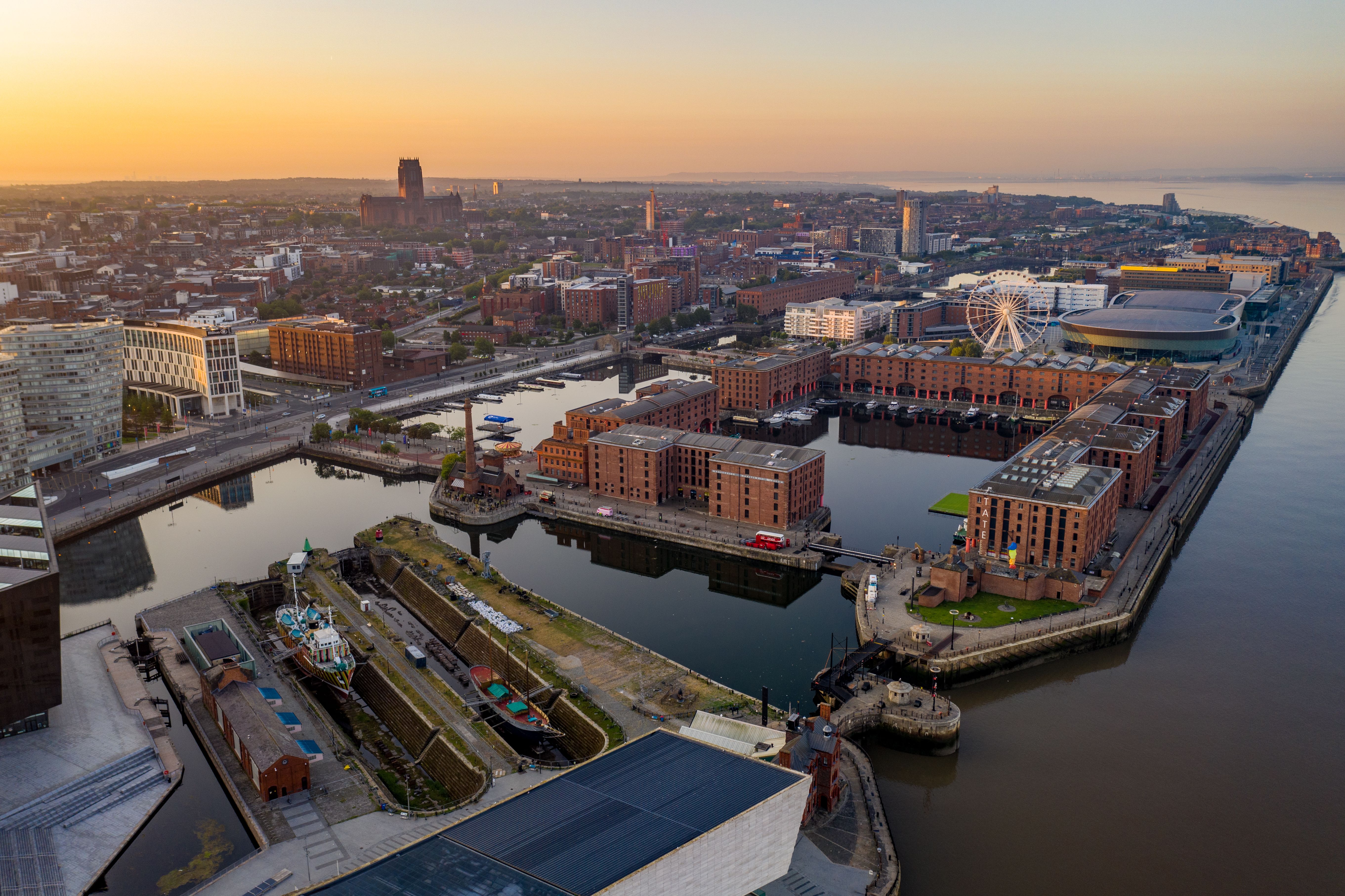 Liverpool cityscape