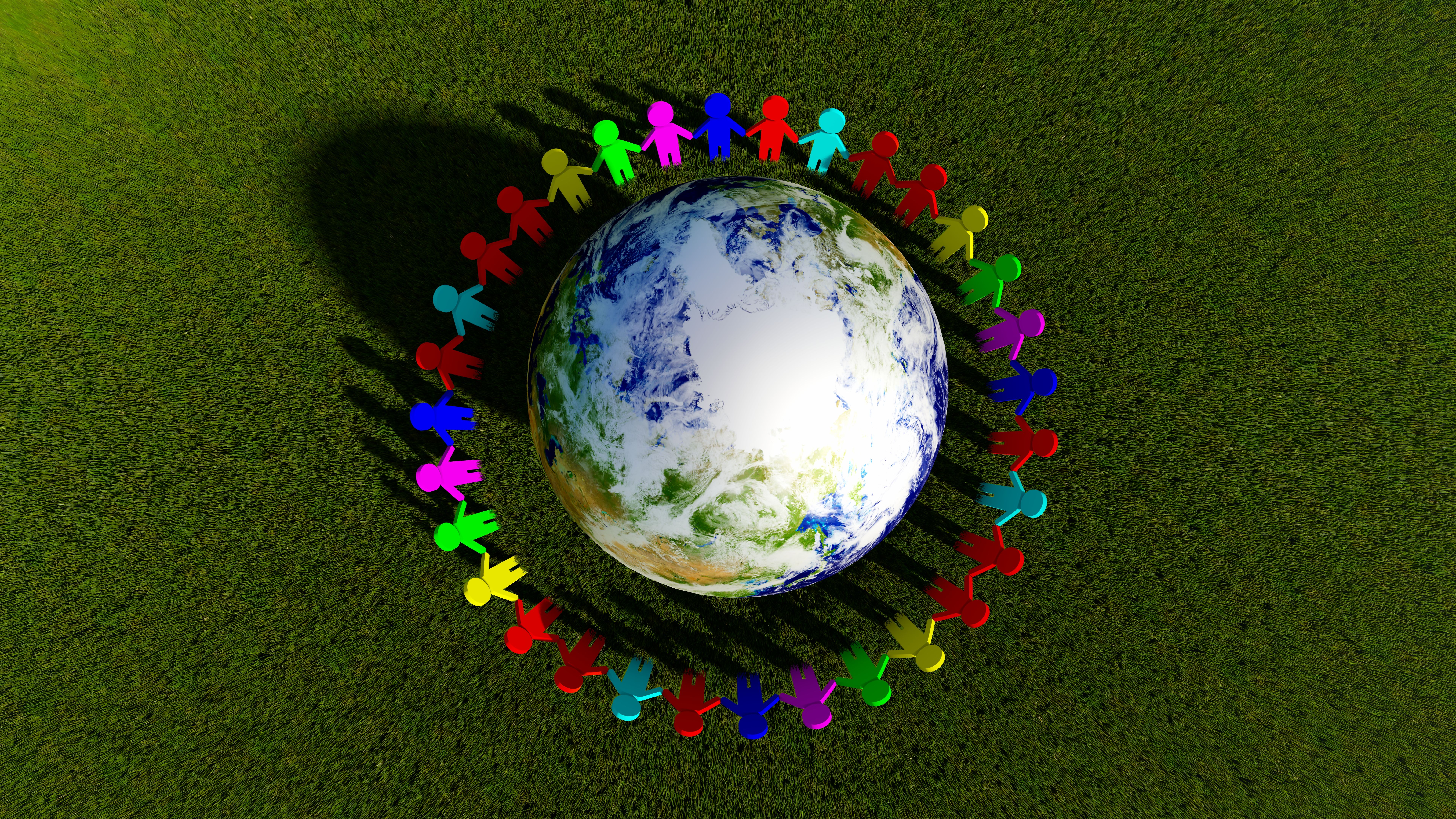 World Day for Cultural Diversity With Colorful People