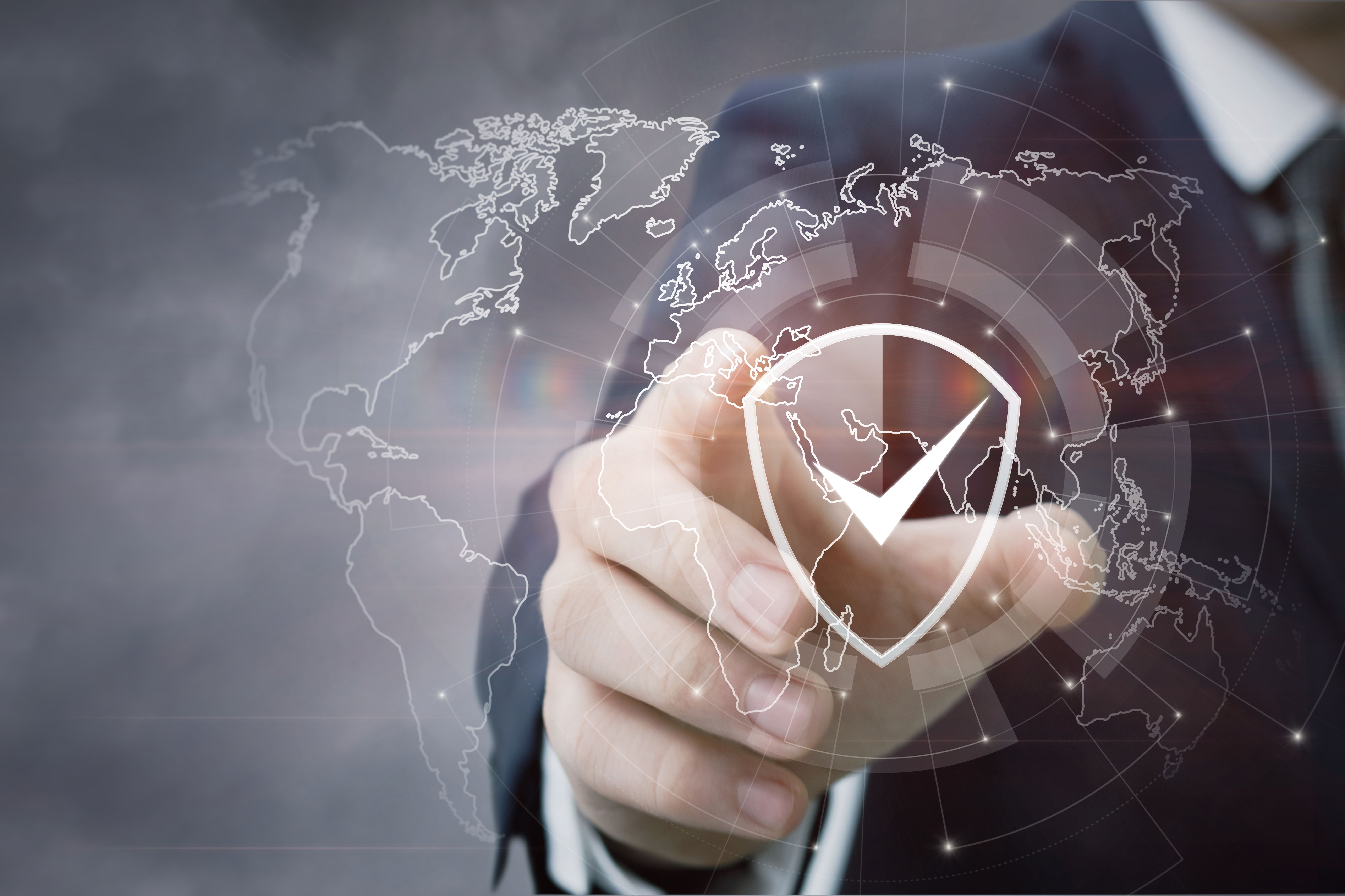 Concept of ensuring safety in the world. Concept of ensuring safety in the world.