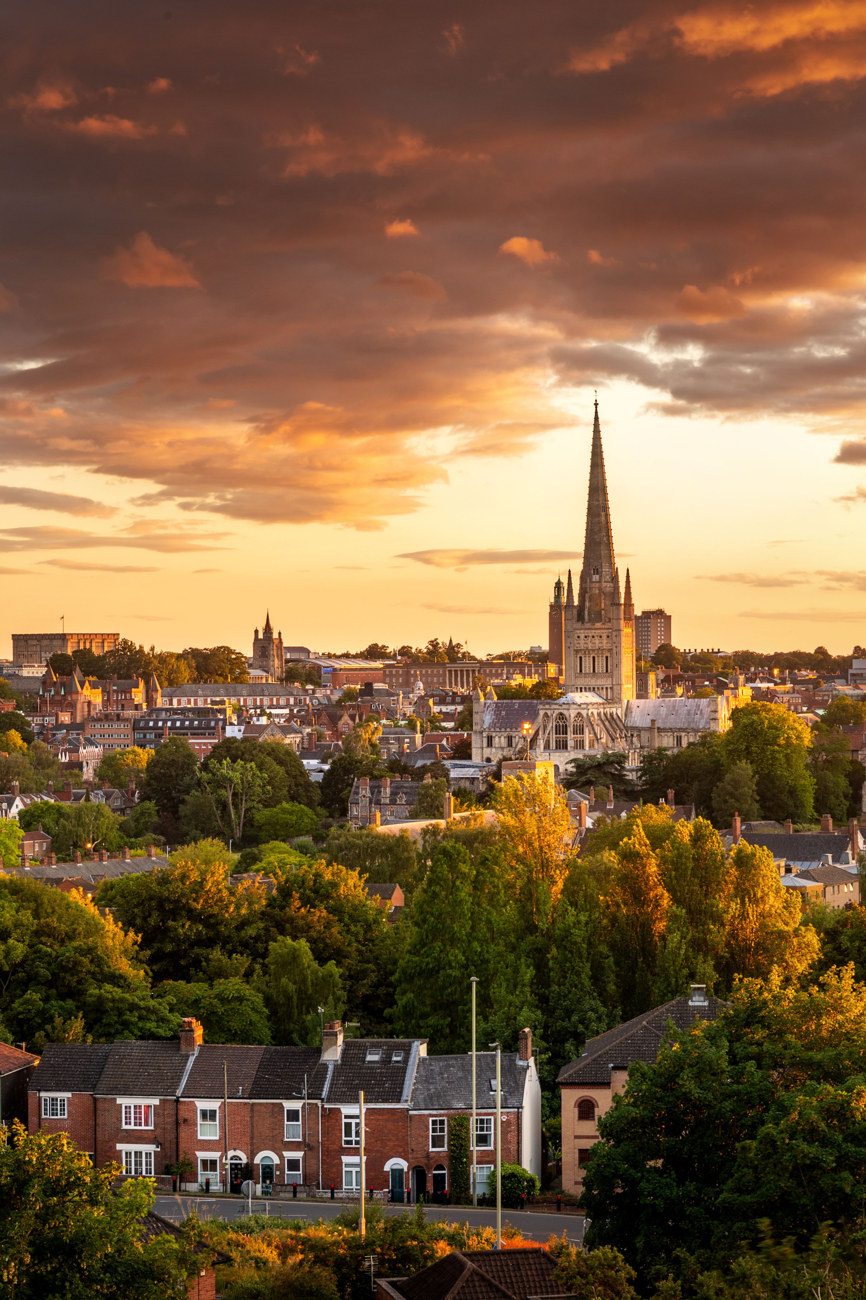 norwich cityscape